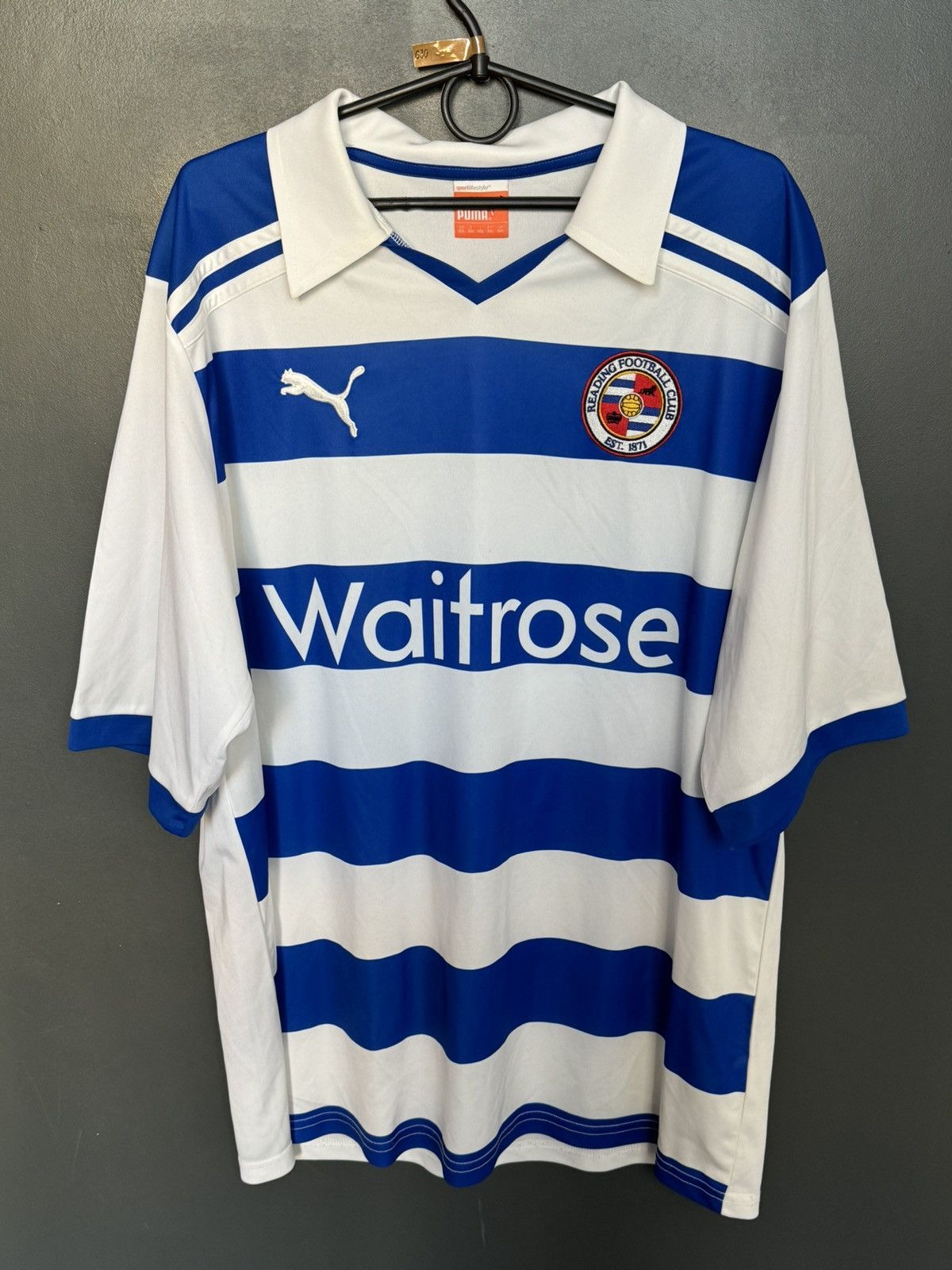 Puma Reading 11/12 Home McAnuff Home Football Jersey Size US XXL / EU 58 / 5 - 2 Thumbnail