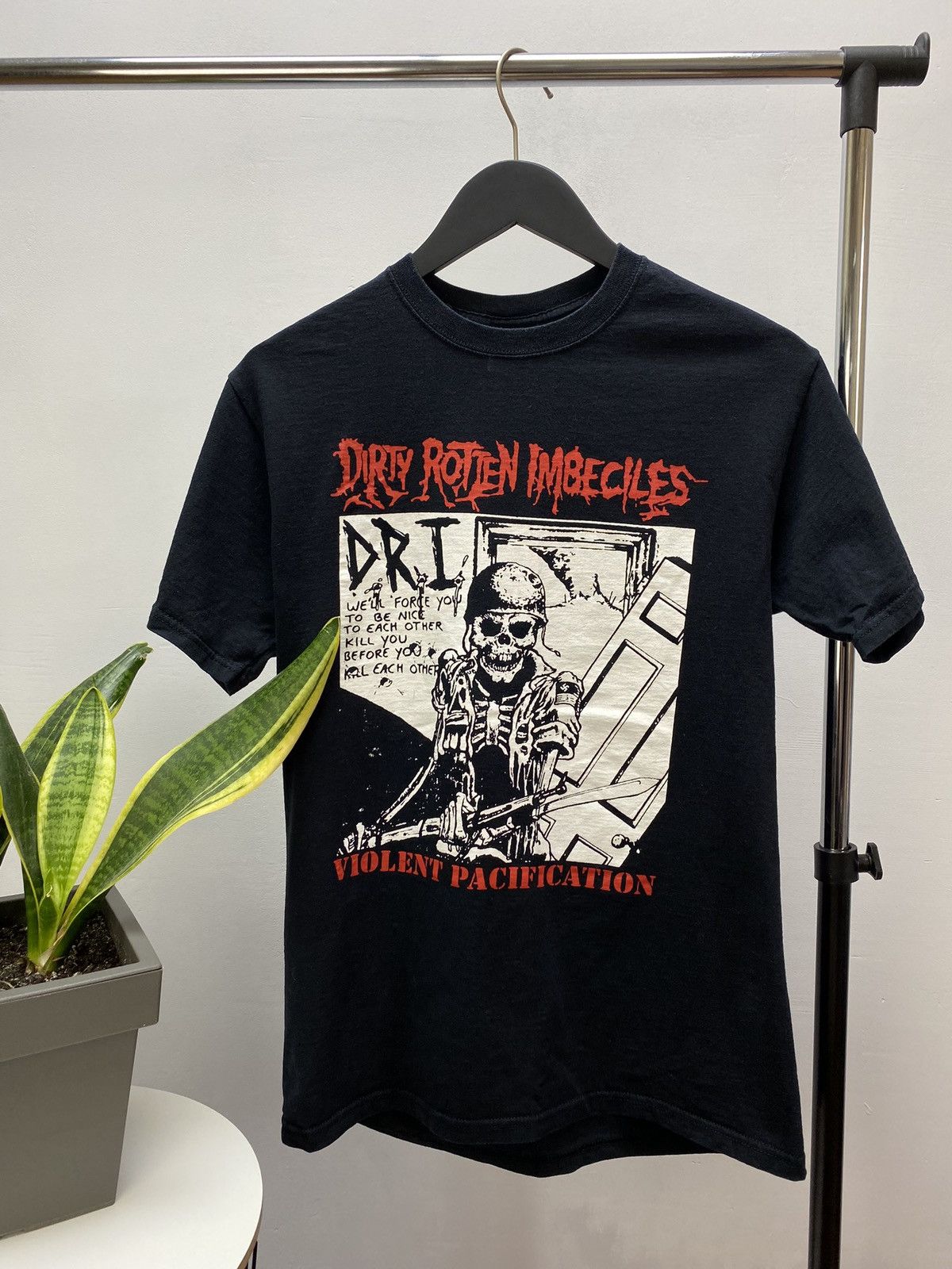 Band Tees Vintage DRI Dirty Rotten Imbeciles Violent Pacification Tee Size US M / EU 48-50 / 2 - 1 Thumbnail