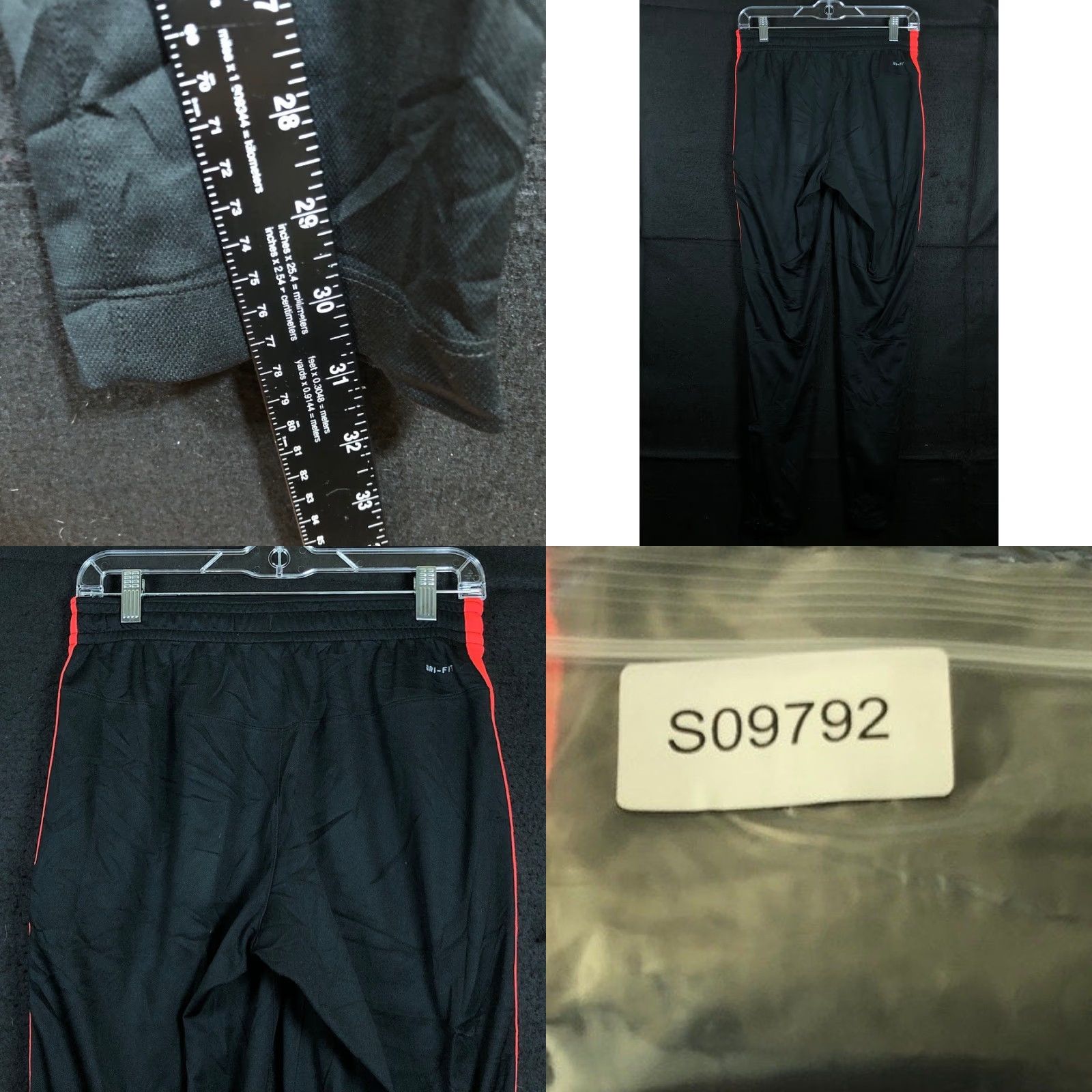 Nike Nike Mens Pants Black Pull On Dri Fit Casual Performance Small Athletic Size US 28 / EU 44 - 8 Thumbnail