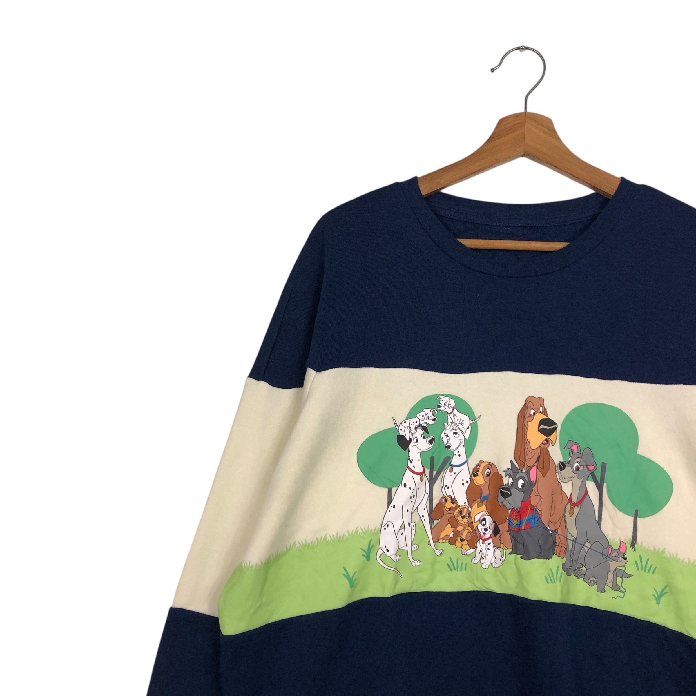 Japanese Brand 📌Vintage Sweatshirt Disney Dogs Big Logo Cartoon Size US M / EU 48-50 / 2 - 8 Thumbnail