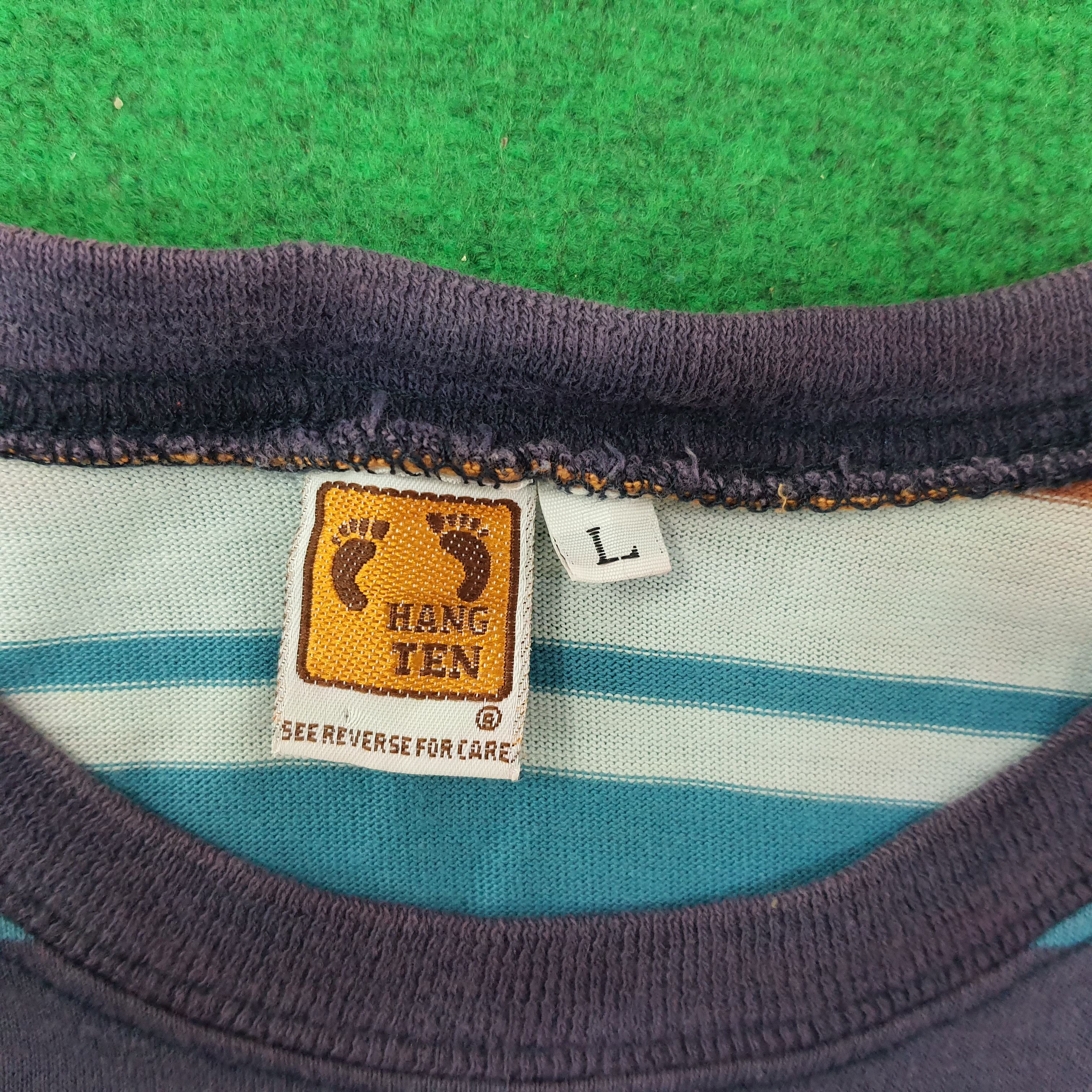 Hang Ten × Vintage Vintage Hang Ten Stripes Tshirt Size US L / EU 52-54 / 3 - 5 Thumbnail