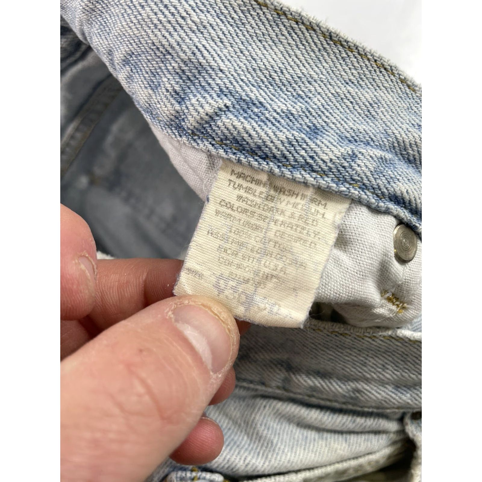 Lee VINTAGE Lee Light Wash Denim Blue Jeans 30x30 Unisex Pants Y2K Mom High Rise Size US 30 / EU 46 - 3 Thumbnail