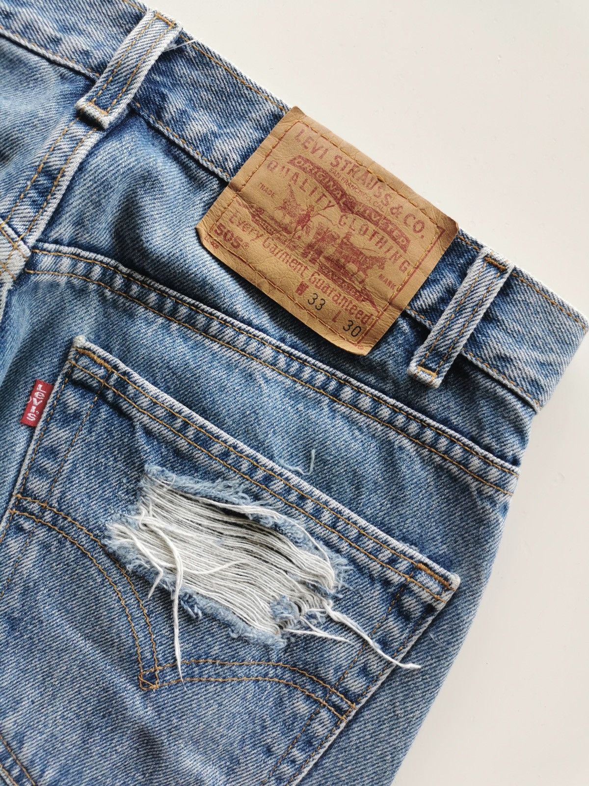 Levi's × Undercover Vintage Levis 505 Distressed Jeans Looklike Undercover Size US 32 / EU 48 - 8 Thumbnail
