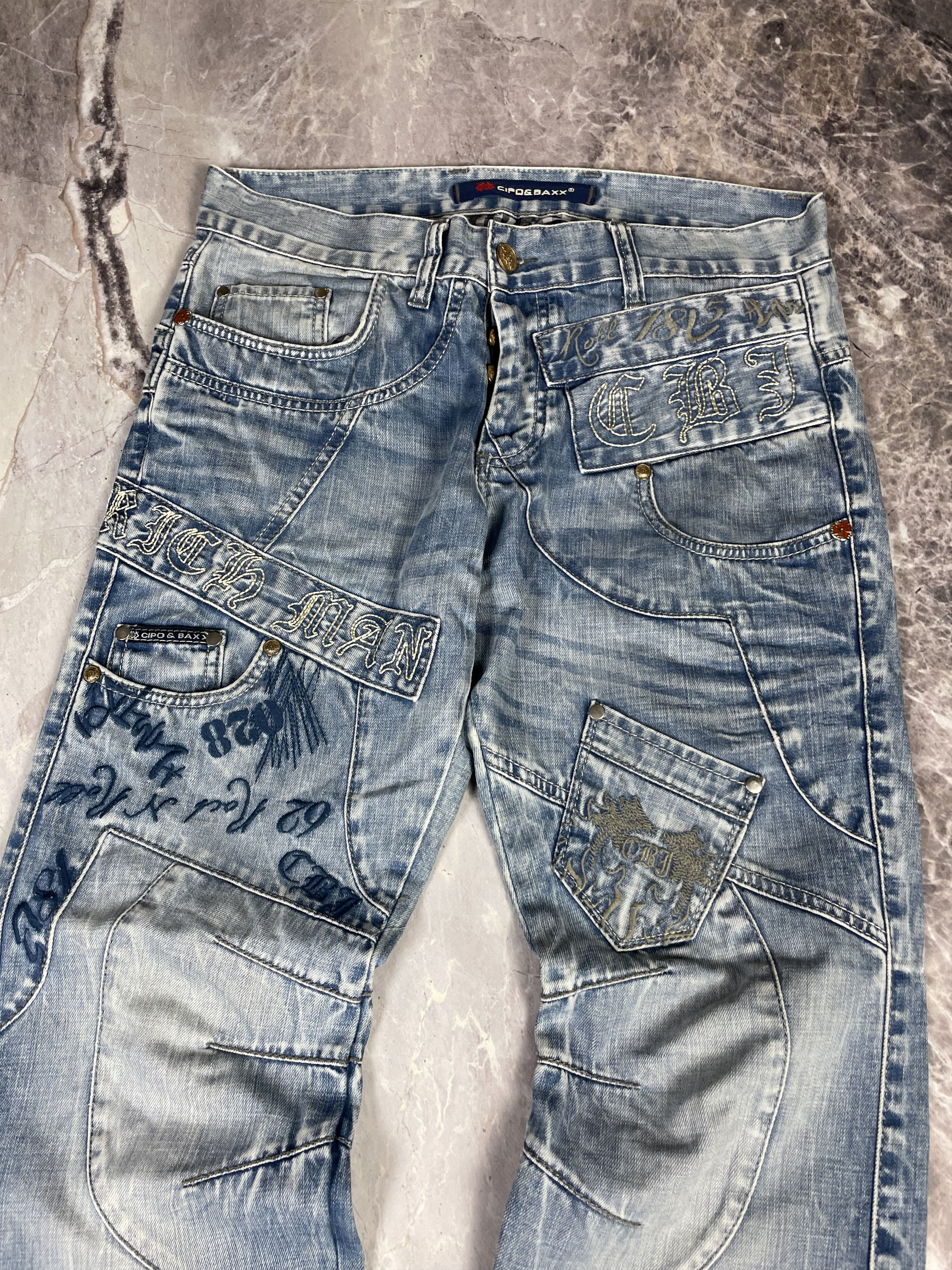 Japanese Brand Cipo & Baxx Vintage Dinim Pants Size US 32 / EU 48 - 4 Thumbnail
