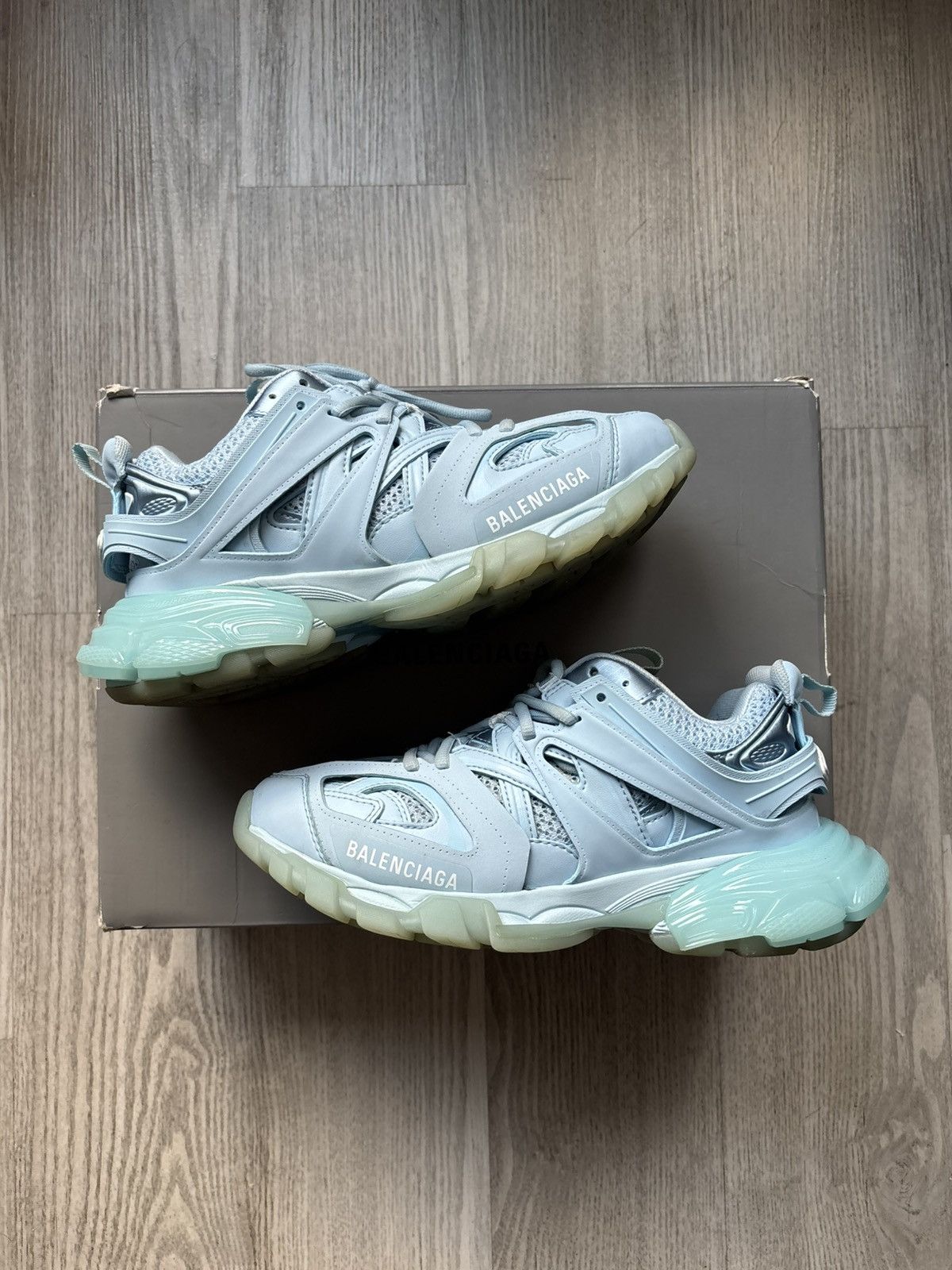 Balenciaga Balenciaga Wmns Track Light Blue Size US 5 / EU 37 - 1 Thumbnail