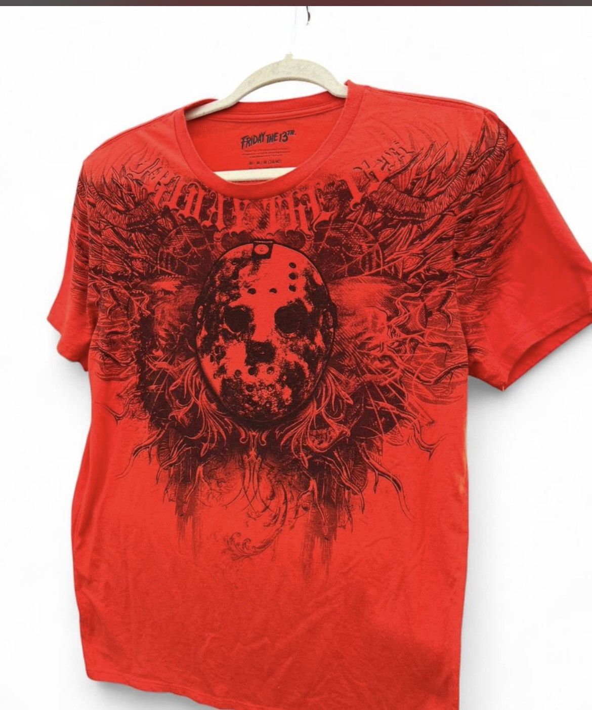 Affliction Friday the 13th Jason Graphic Tee Red Medium Size US M / EU 48-50 / 2 - 4 Thumbnail