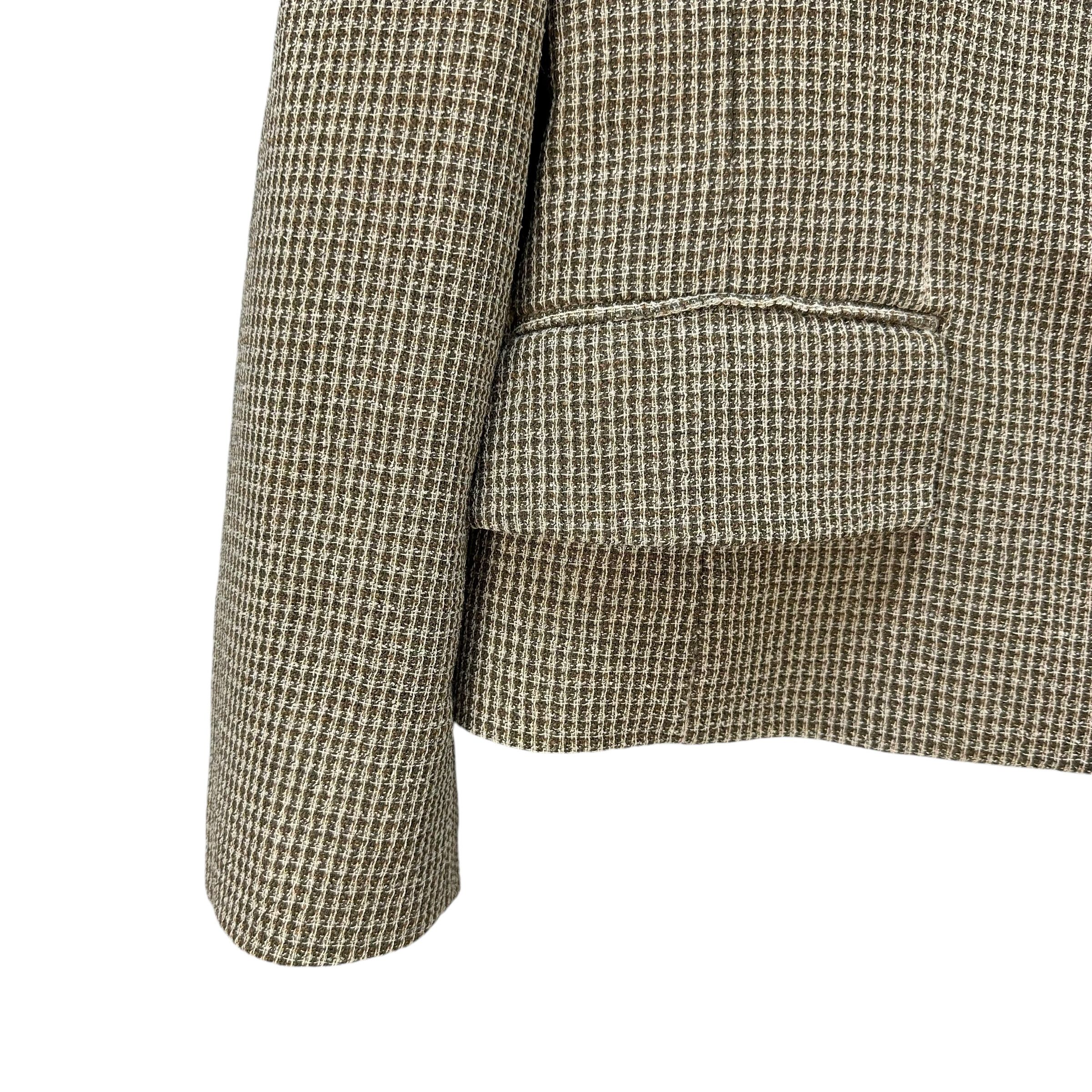 Celine CELINE Classic Tweed Wool Blend Blazer Jacket #A50-1174 Size M / US 6-8 / IT 42-44 - 5 Thumbnail