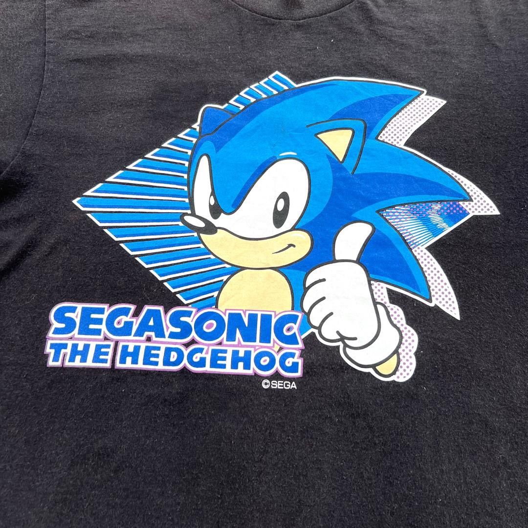 Anime Vintage 90s Thrashed Faded Segasonic The Hedgehog Sega Shirt Size US L / EU 52-54 / 3 - 4 Thumbnail