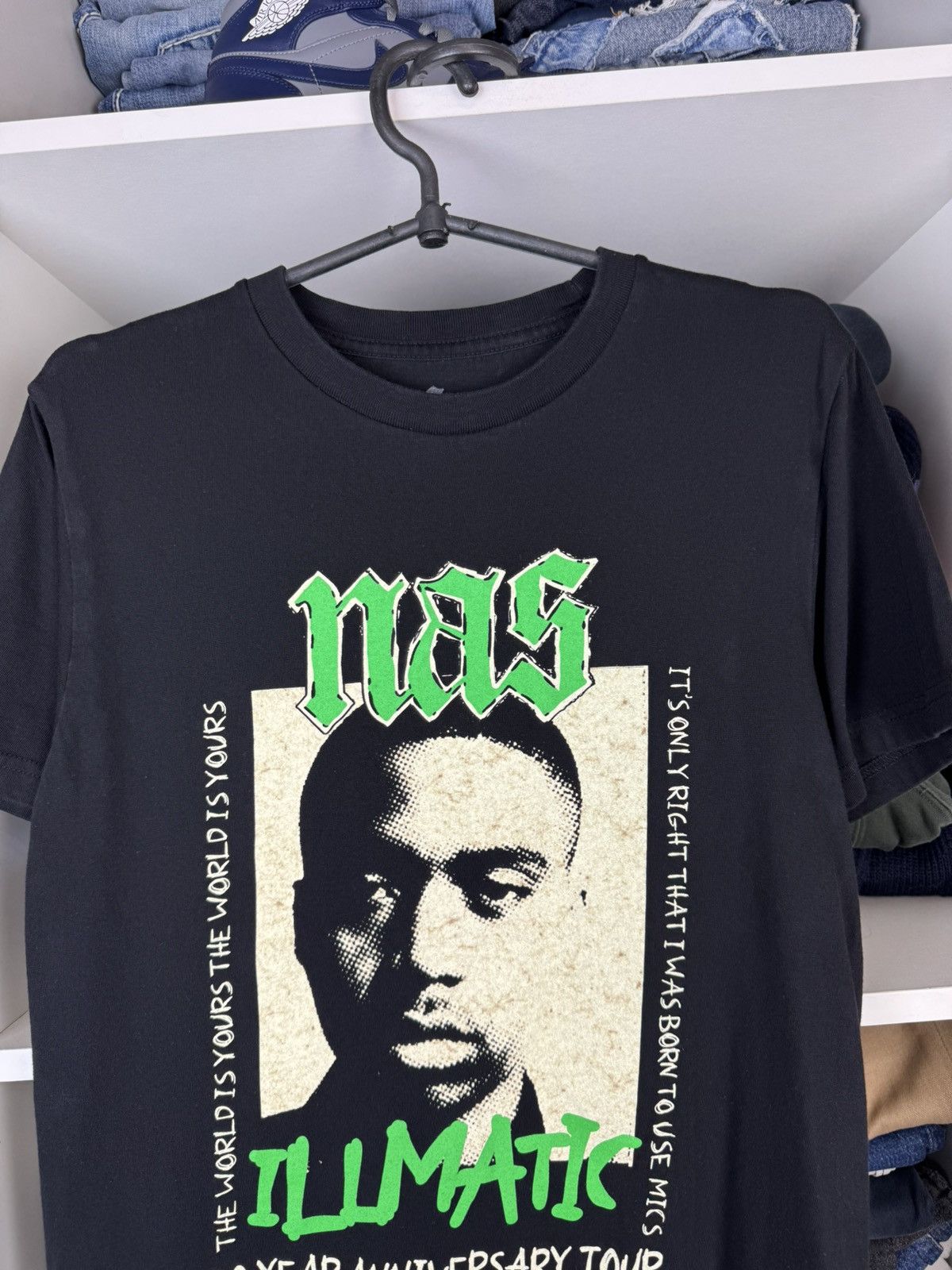 Nas Nas illmatic 30 Year Anniversary Tour T-shirt Size US S / EU 44-46 / 1 - 2 Thumbnail