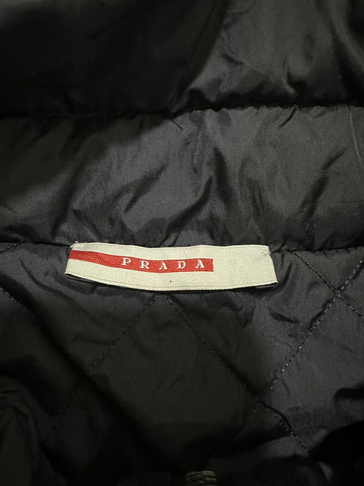 Prada PRADA Reversible Cotton Nylon Jacket Hooded Big Logo Design Size US M / EU 48-50 / 2 - 12 Thumbnail