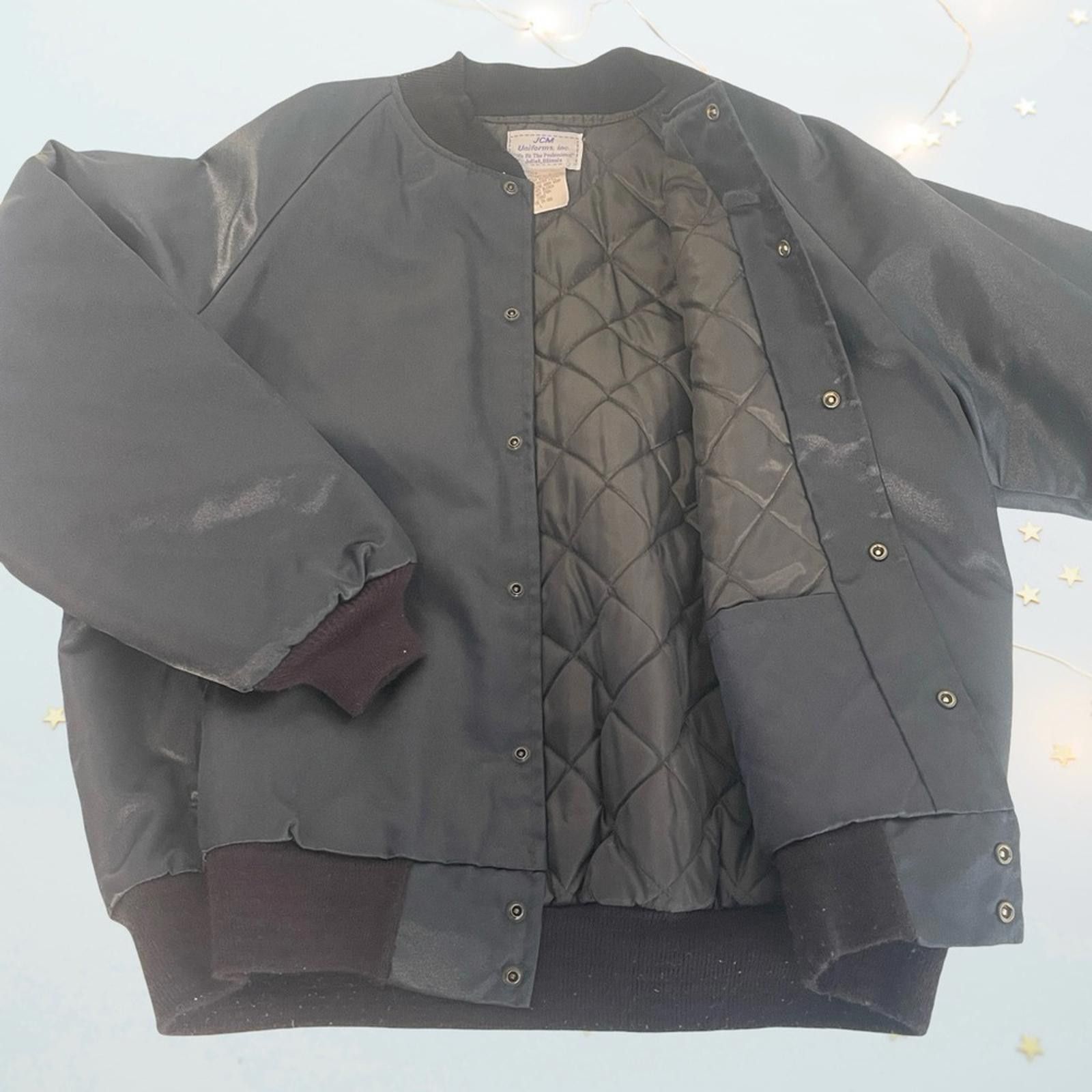 Other JCM Uniforms Men's Black Bomber Jacket in Large size Size US L / EU 52-54 / 3 - 3 Thumbnail