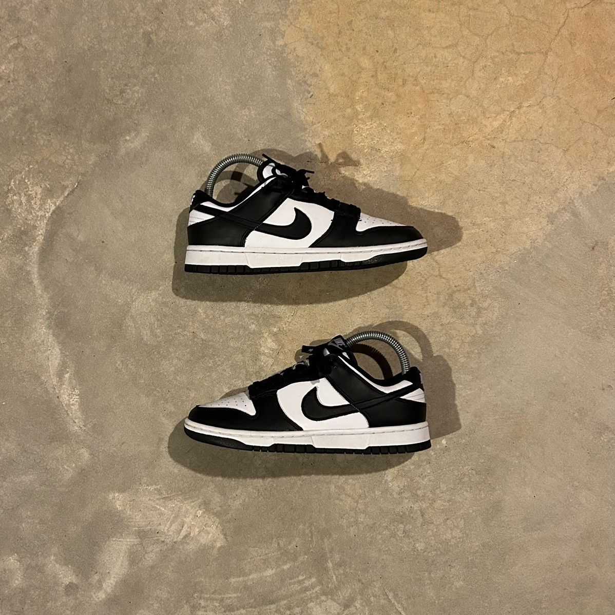 dunk low panda black white