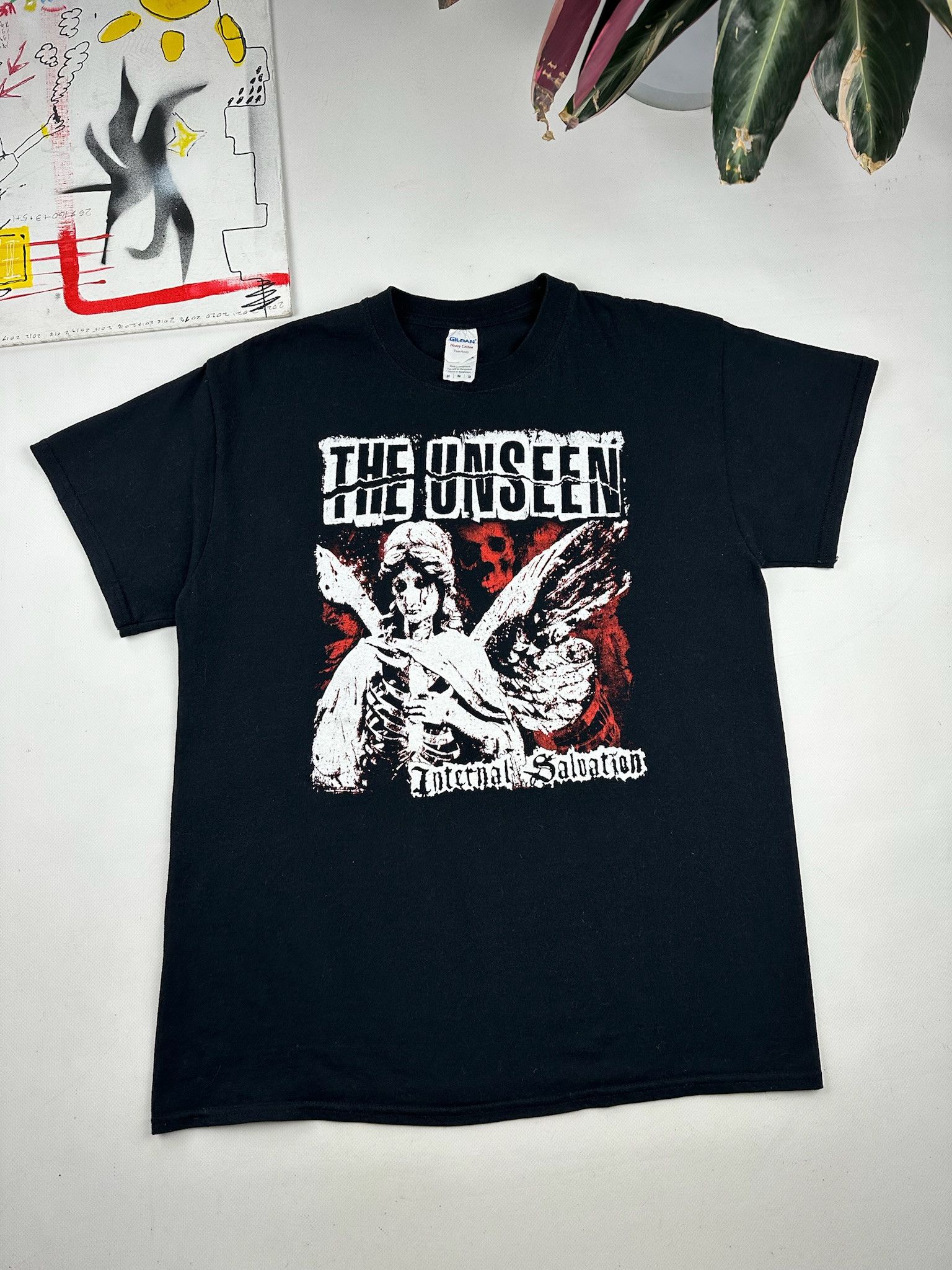 Band Tees Vintage The Unseen angel tee skull Size US M / EU 48-50 / 2 - 1 Thumbnail