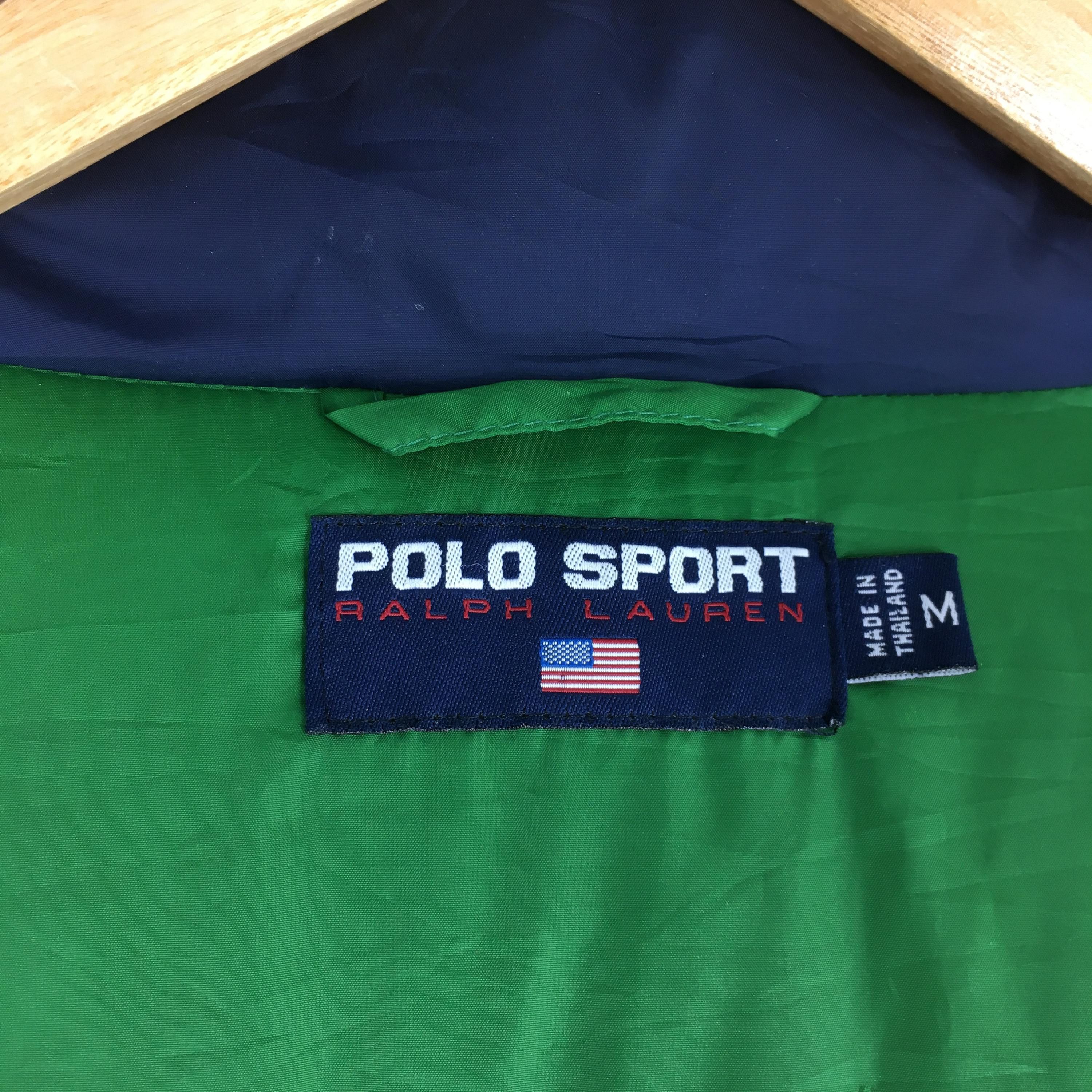 Vintage 90's Polo Sport Puffer Bomber Jacket Medium