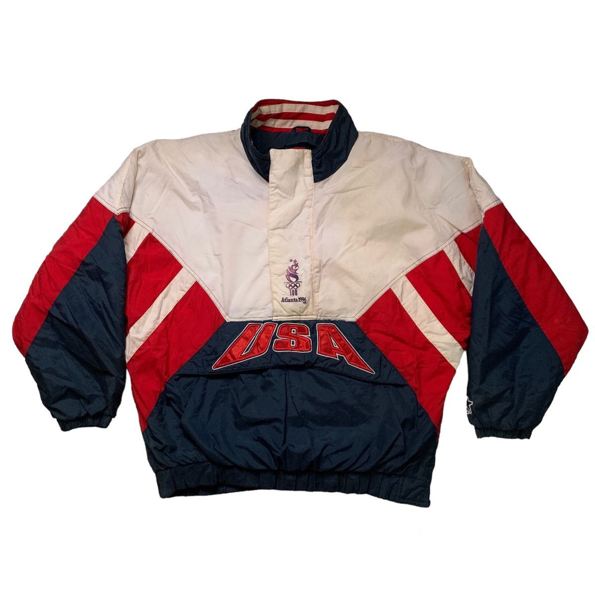 Starter Vtg Starter US Olympic Atlanta 1996 Jacket Size US L / EU 52-54 / 3 - 1 Thumbnail