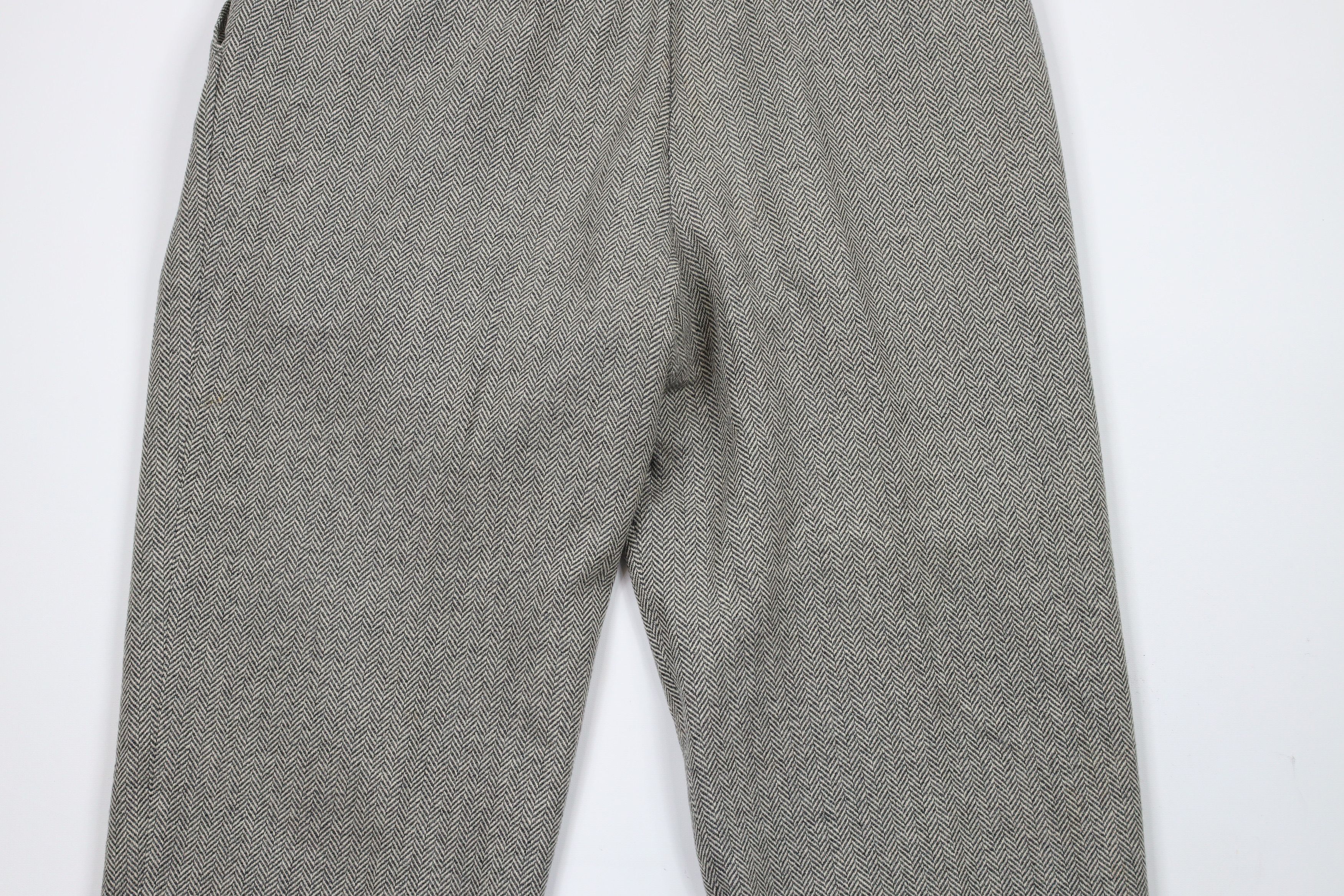 Vintage Vintage 90s Streetwear Wool Cashmere Tweed Herringbone Pants Size US 36 / EU 52 - 13 Thumbnail