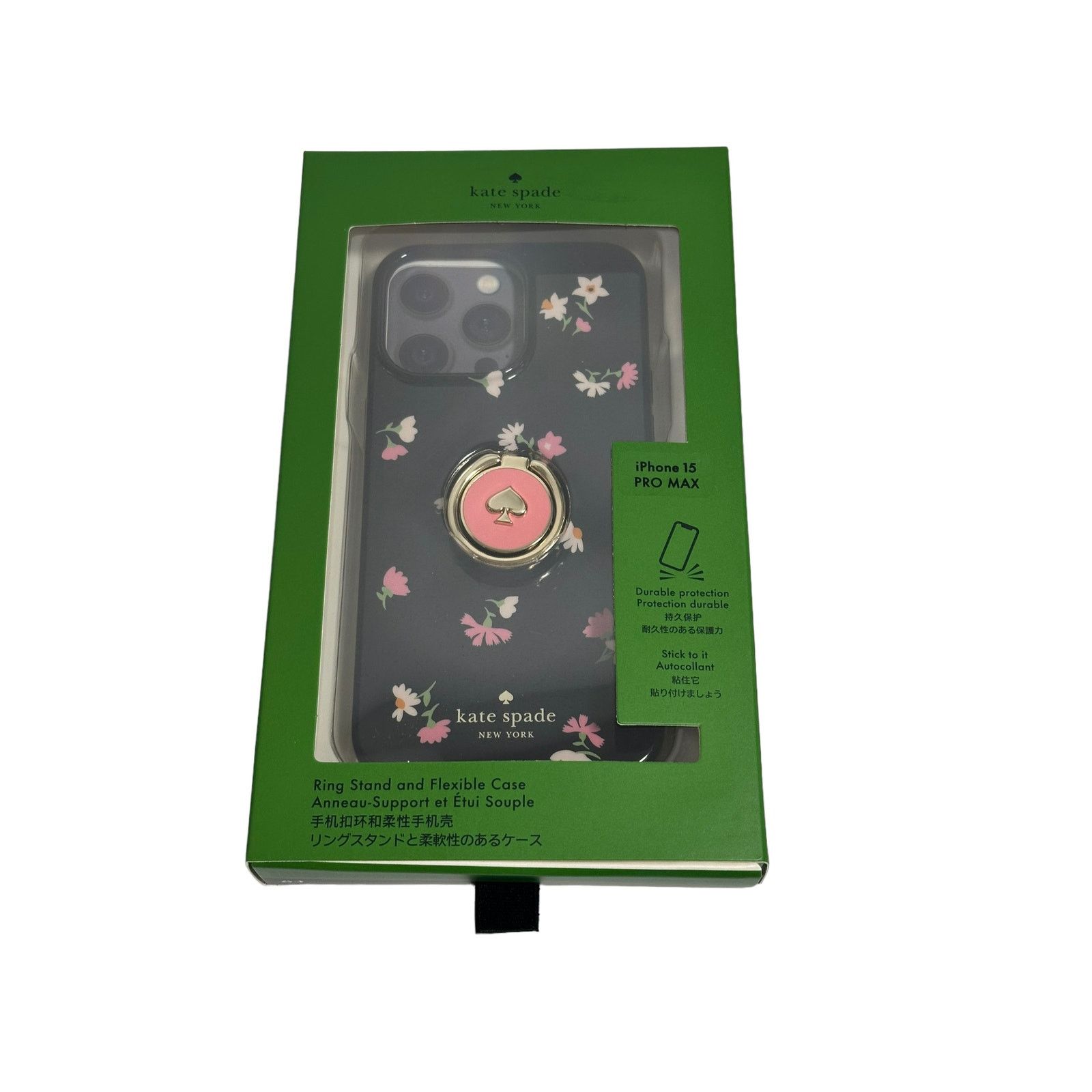 Kate Spade Kate Spade Floral Waltz Stability Ring Resin 15 Pro Max Case Size ONE SIZE - 1 Thumbnail