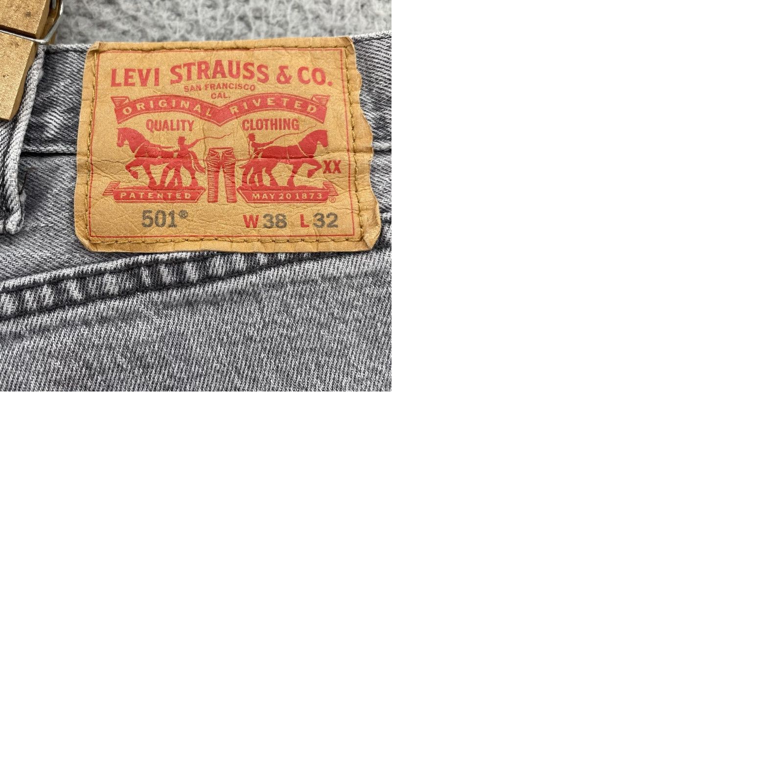 Levi's VINTAGE Levi's 501 XX Jeans 38x31 Button Fly Classic Straight Denim Pants 90s Men Size US 38 / EU 54 - 9 Thumbnail