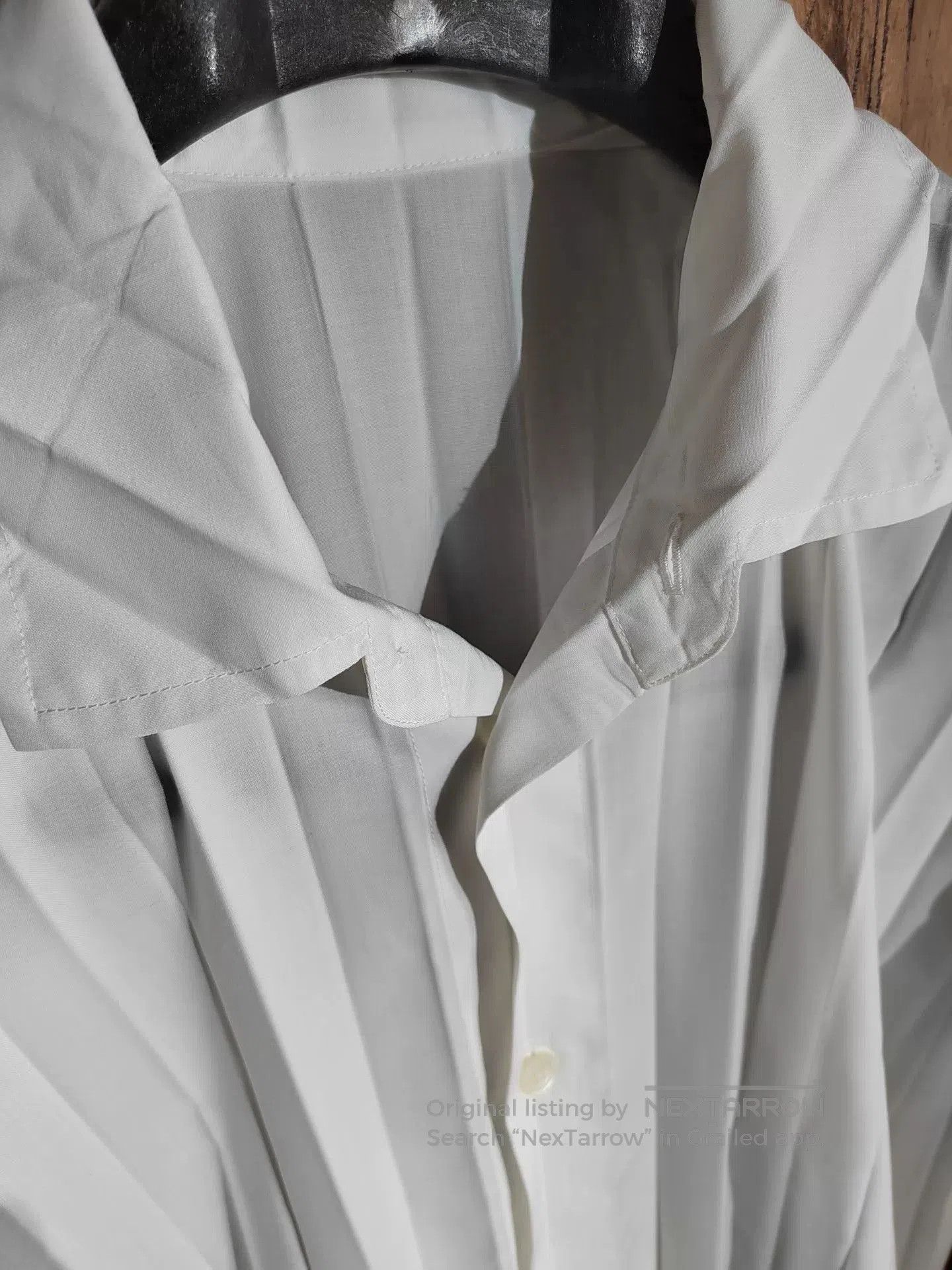 Issey Miyake Issey Miyake Pleated White Shirt. Size L / US 10 / IT 46 - 2 Thumbnail