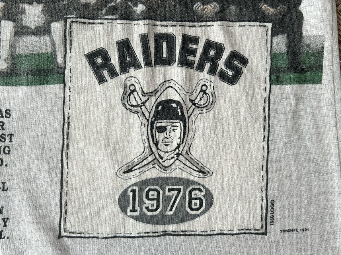 NFL × Vintage Vintage Oakland Raiders “1976 World Champ” by LONG GONE USA Size US L / EU 52-54 / 3 - 6 Thumbnail