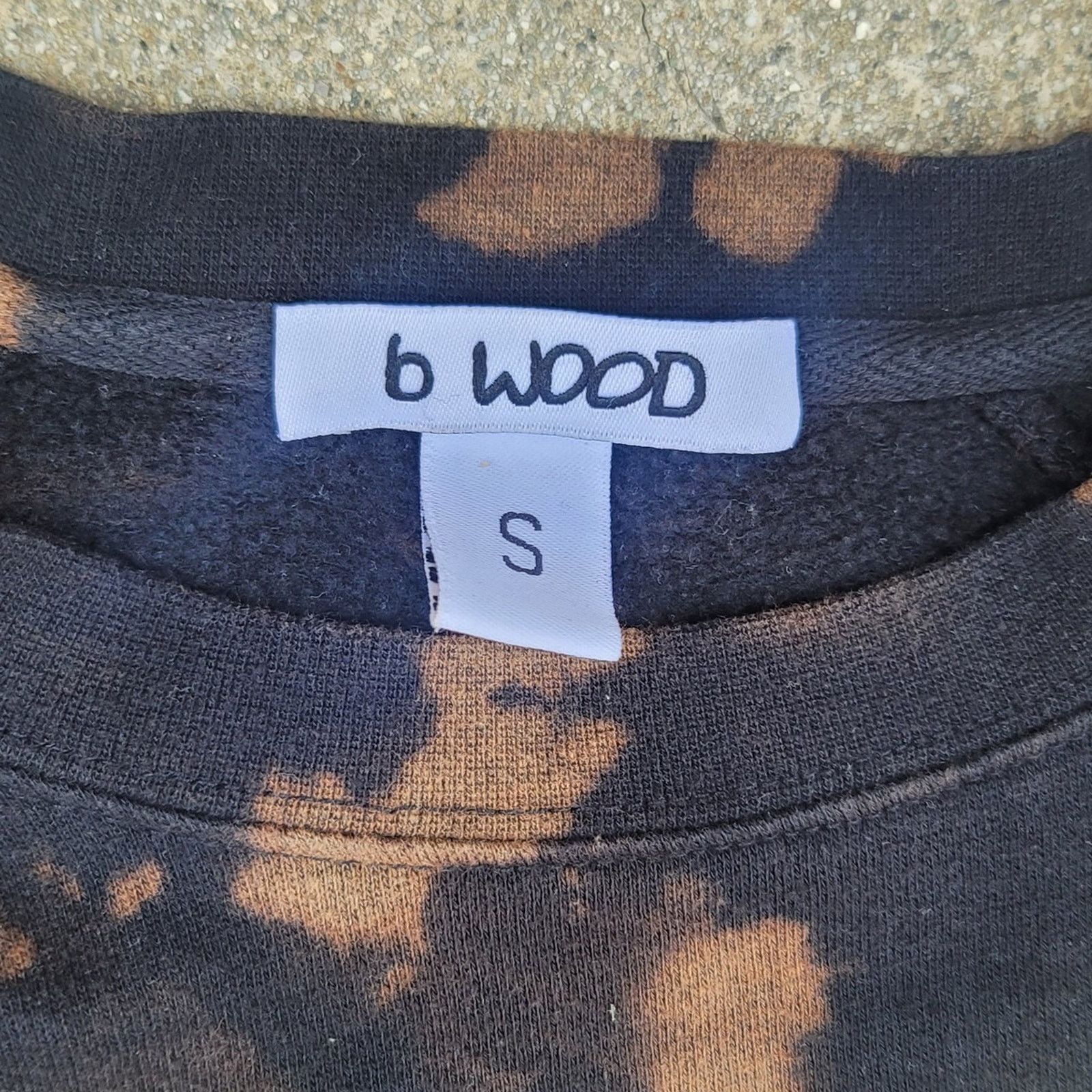 BWOOD B Wood Custom Bleach-dyed Atlanta Hip Hop Artist Sweatshirt Size US S / EU 44-46 / 1 - 6 Thumbnail