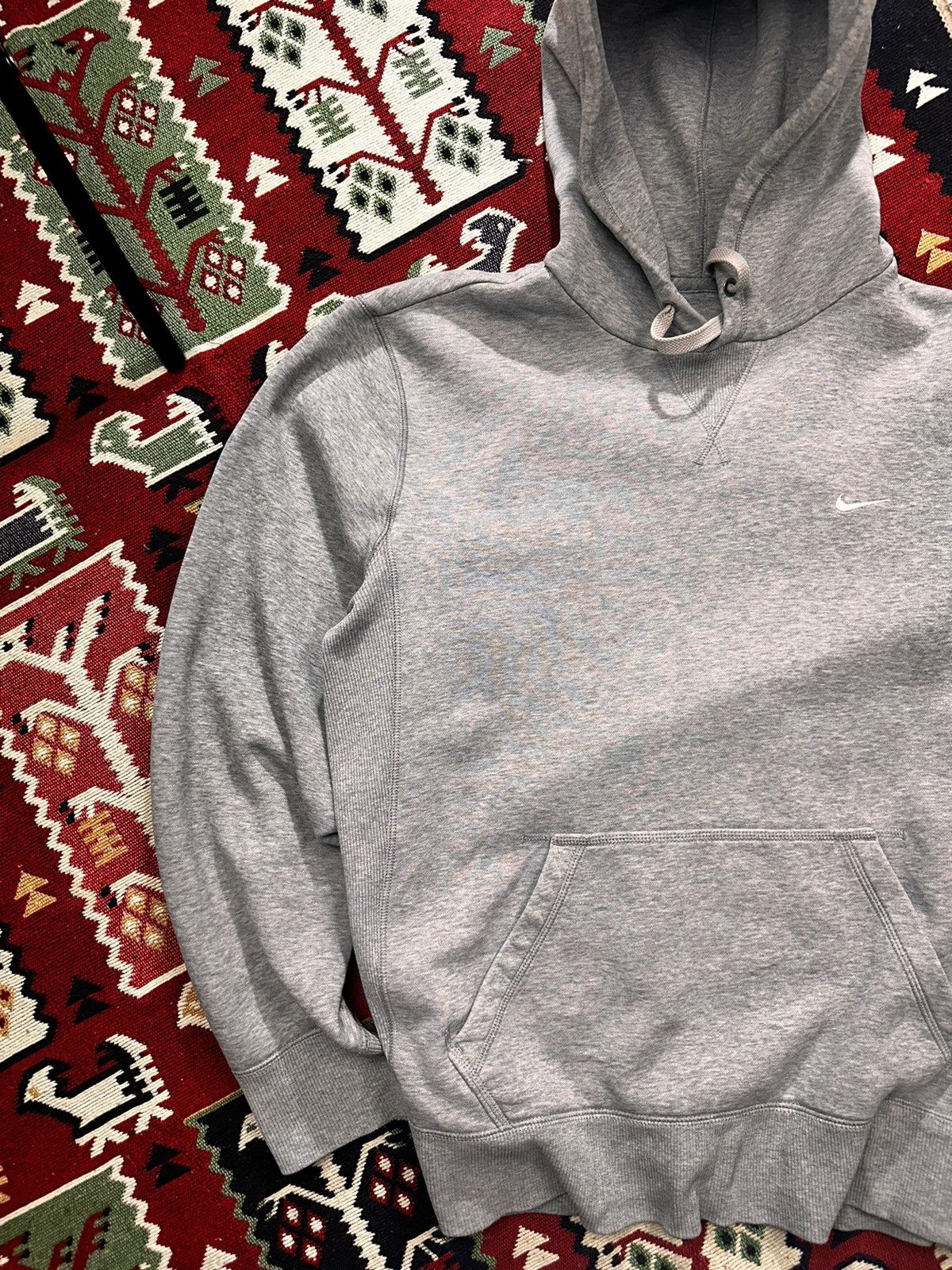 Nike × Vintage Vintage Nike Basic Hoodie Y2K Size US L / EU 52-54 / 3 - 2 Thumbnail