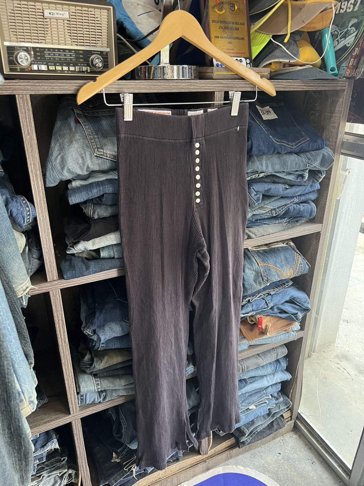 SHIPS 🔥Ships Young & Olsen Wide Leg Pant Size 24" / US 00 / IT 34 - 3 Thumbnail