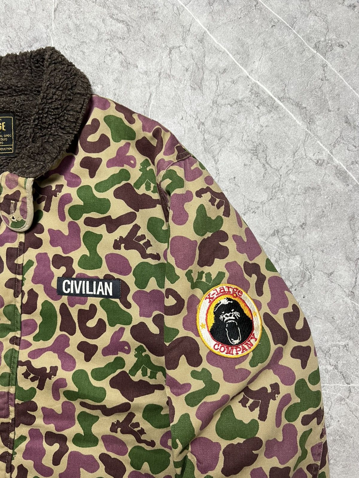 Japanese Brand × Vintage × Xlarge (SOLD) Xlarge Camouflage Jacket Size US M / EU 48-50 / 2 - 3 Thumbnail
