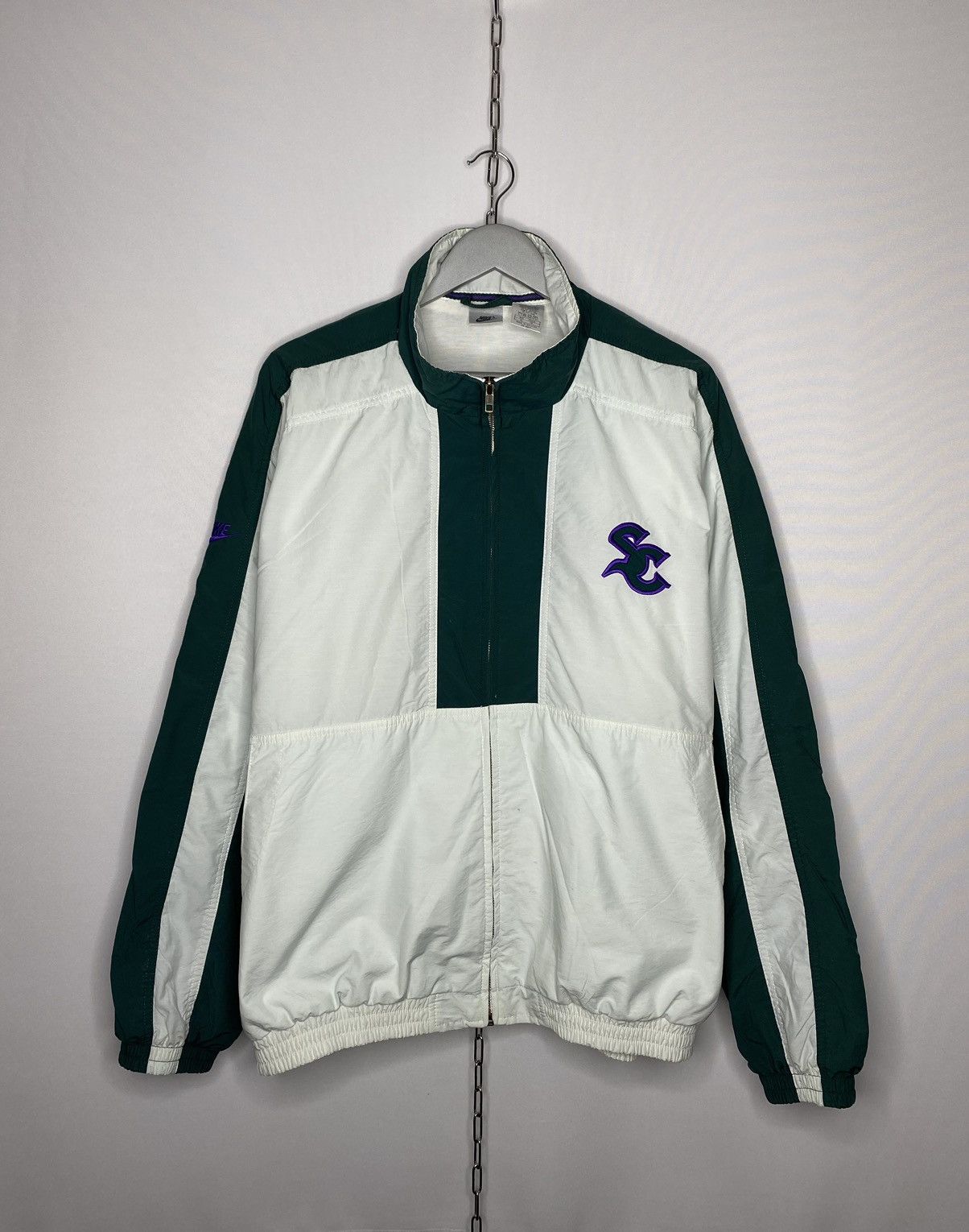 Rare Vintage 80s Nike Supreme Court Jacket Y2K Hype - Main Image