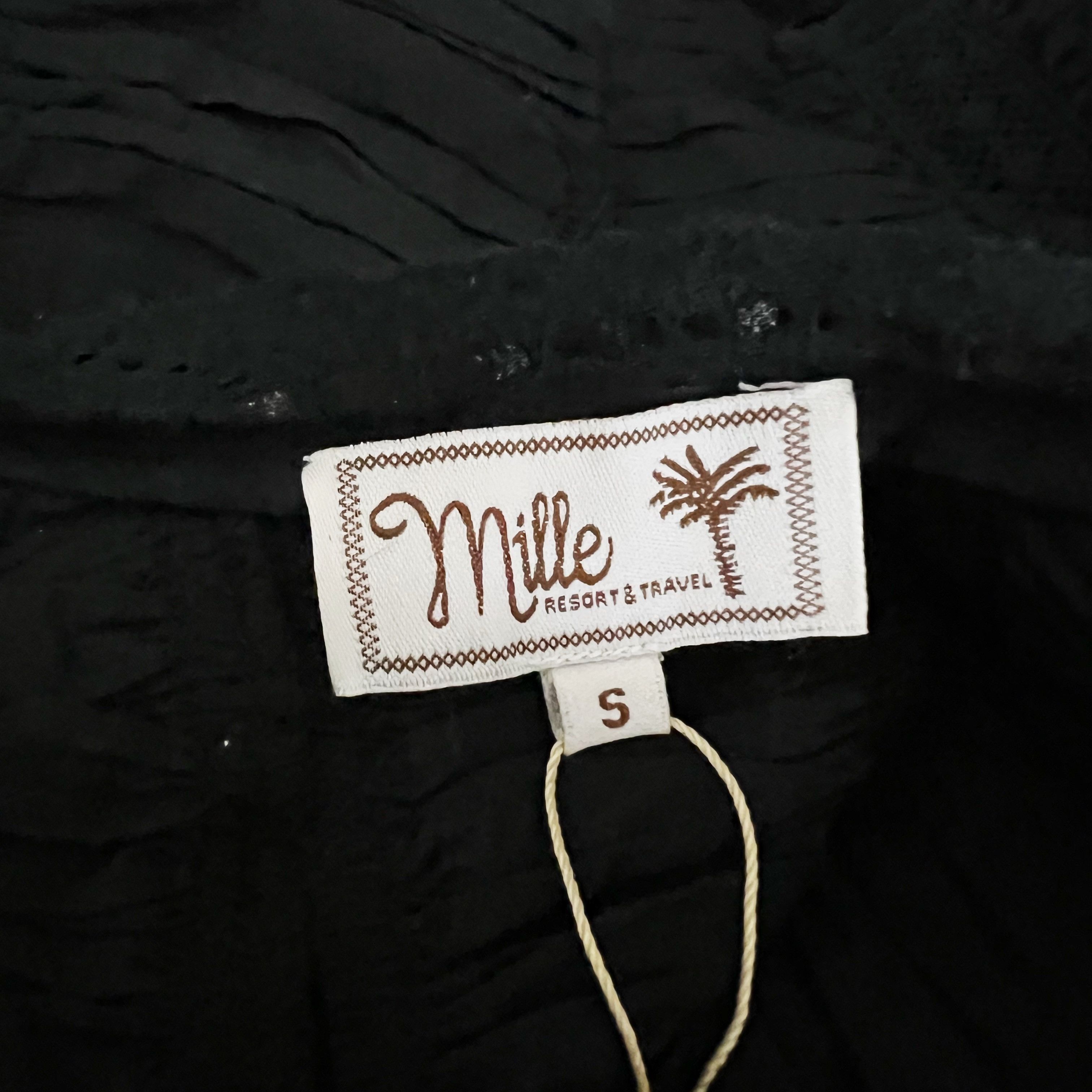 Other NEW Mille Ophelia Cotton Ruched Puff Half Size S / US 4 / IT 40 - 2 Thumbnail