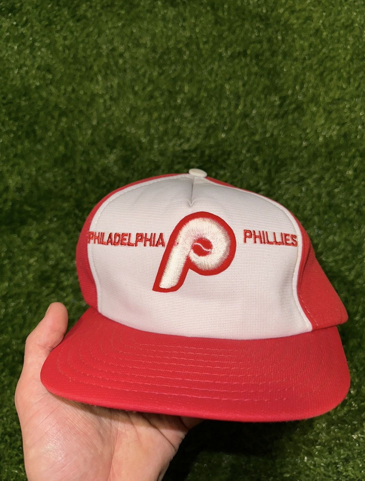 MLB × Vintage Vintage Mlb Philadelphia Phillies Adjustable Hat Size ONE SIZE - 2 Thumbnail