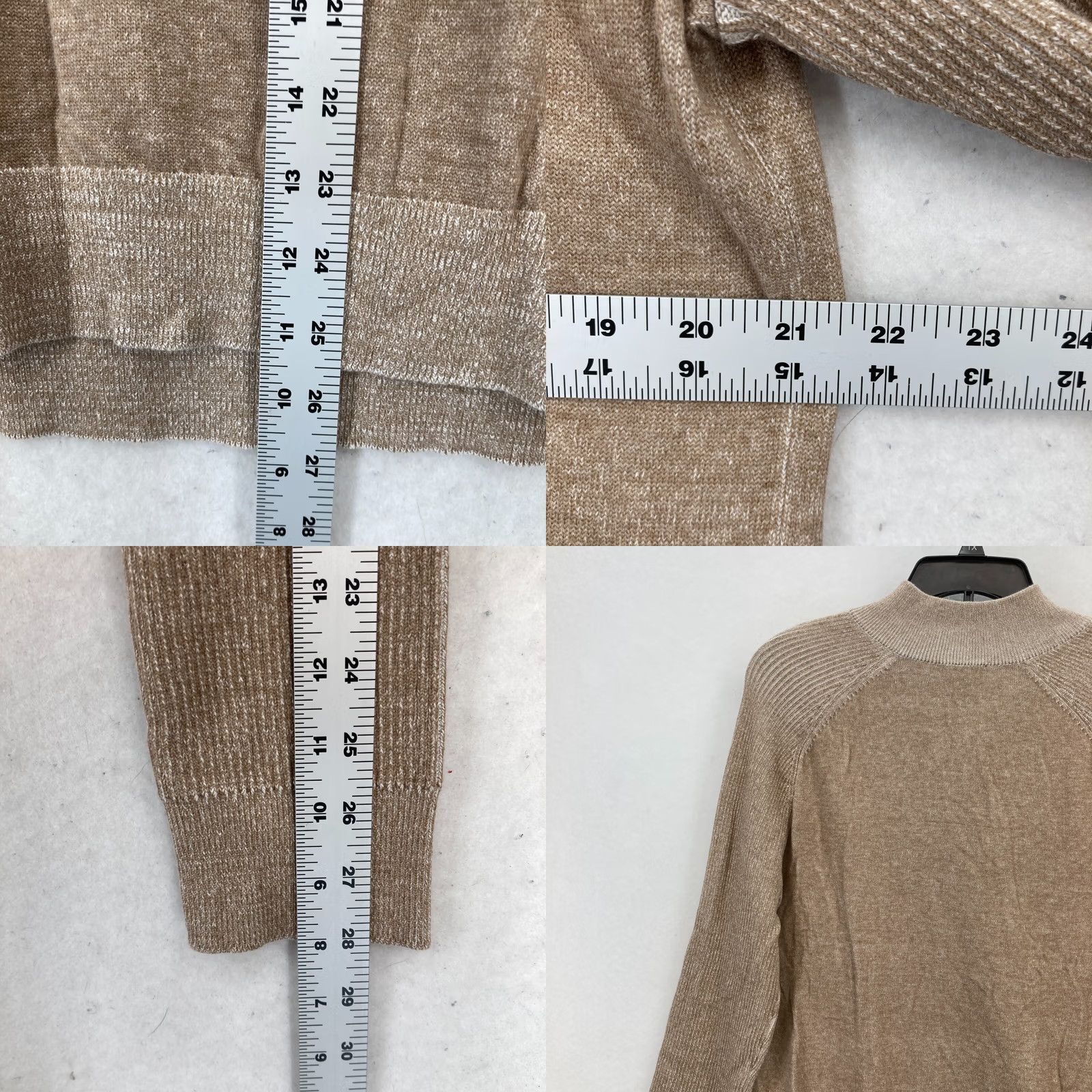 Express Express Henley Sweater Mens Large Brown Knit Long Sleeve Casual Preppy Lagenlook Size US L / EU 52-54 / 3 - 8 Thumbnail