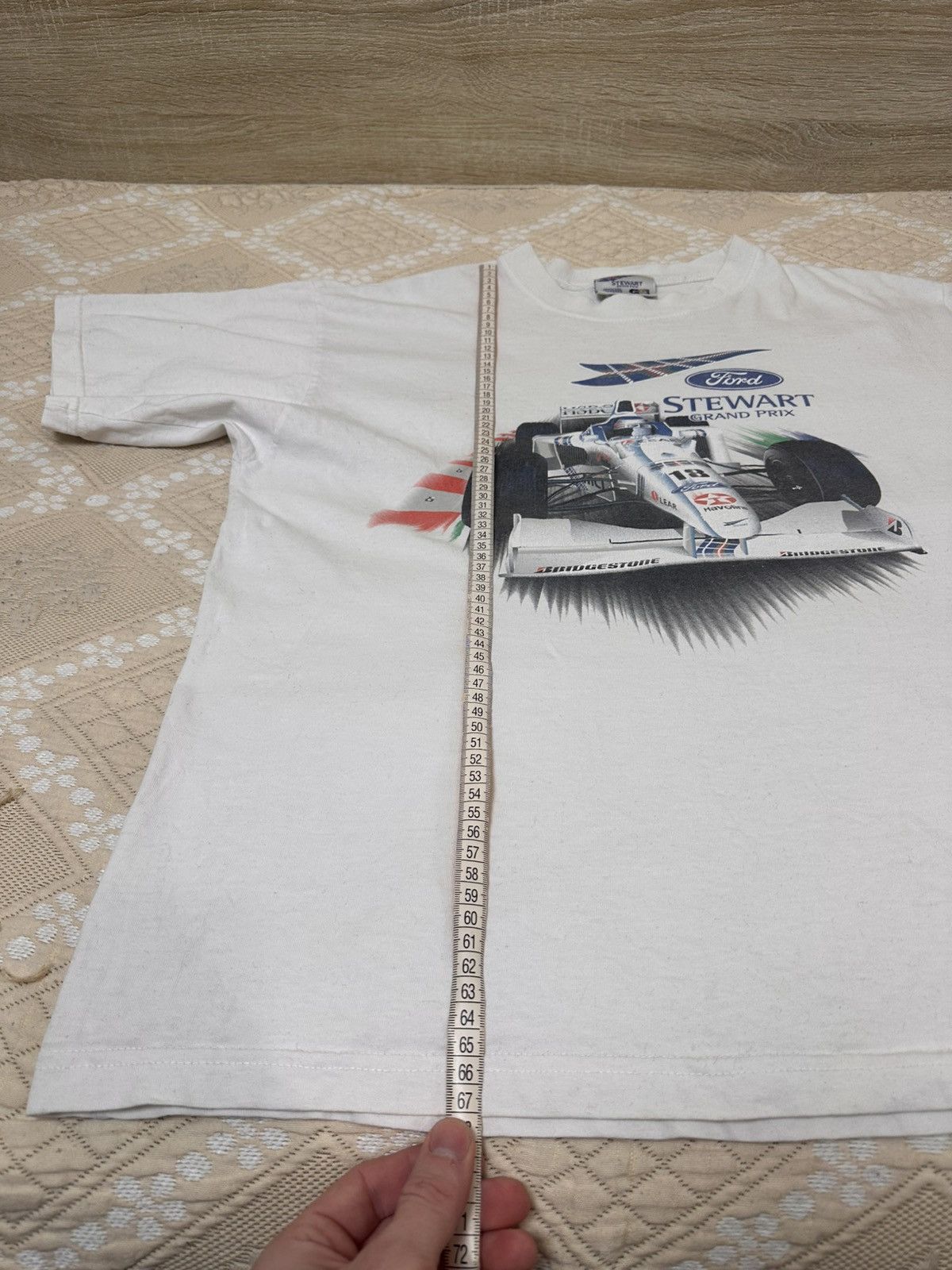 Formula 1 🔥 90s Stewart Grand Prix Ford Formula 1 GSI T Shirt Vintage Size US L / EU 52-54 / 3 - 9 Thumbnail