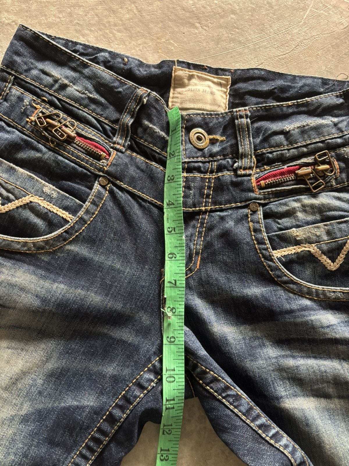 If Six Was Nine LOLITA distressed japanese washed whiskered punk grunge Size US 31 - 18 Thumbnail