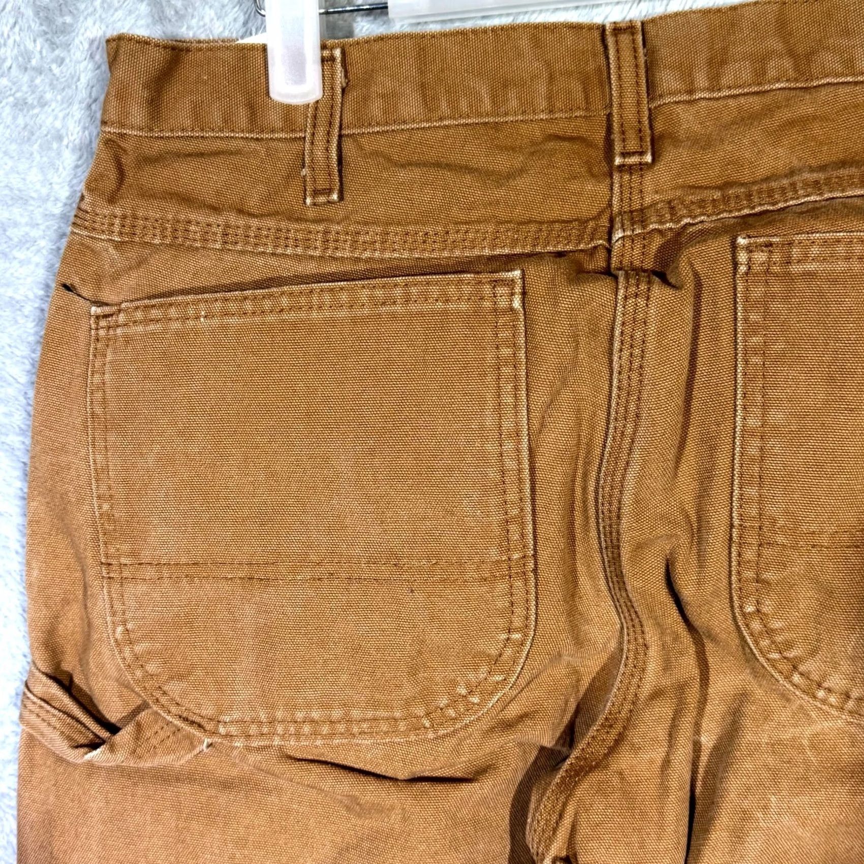 Dickies Dickies Carpenter Jeans 34x30 Brown Denim Mid-Rise Straight Leg Mens Jeans Size US 34 / EU 50 - 6 Thumbnail