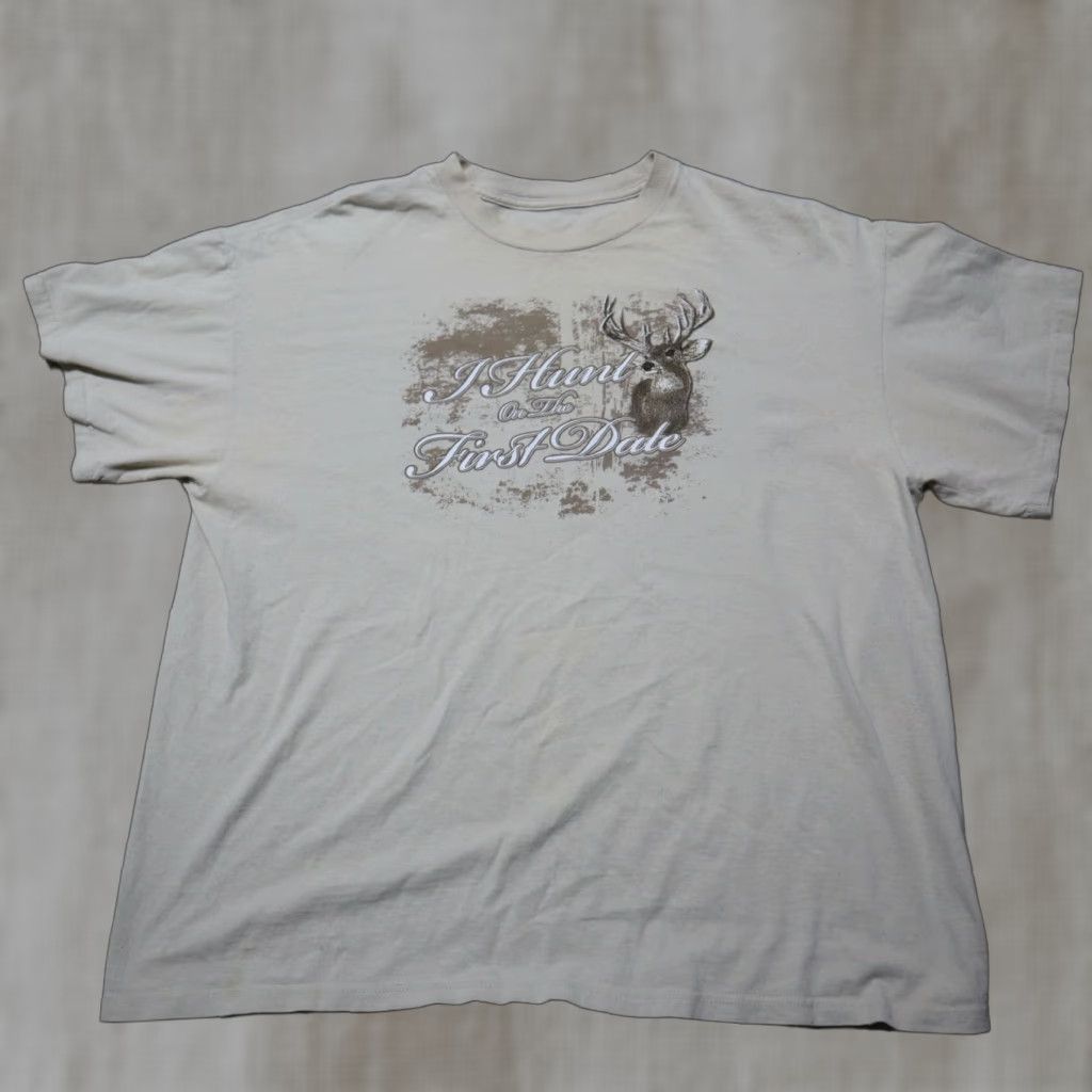Gildan I Hunt On The First Date Pickup Line Funny T-Shirt Adult Men's Size 2XL XXL Size US XXL / EU 58 / 5 - 1 Thumbnail