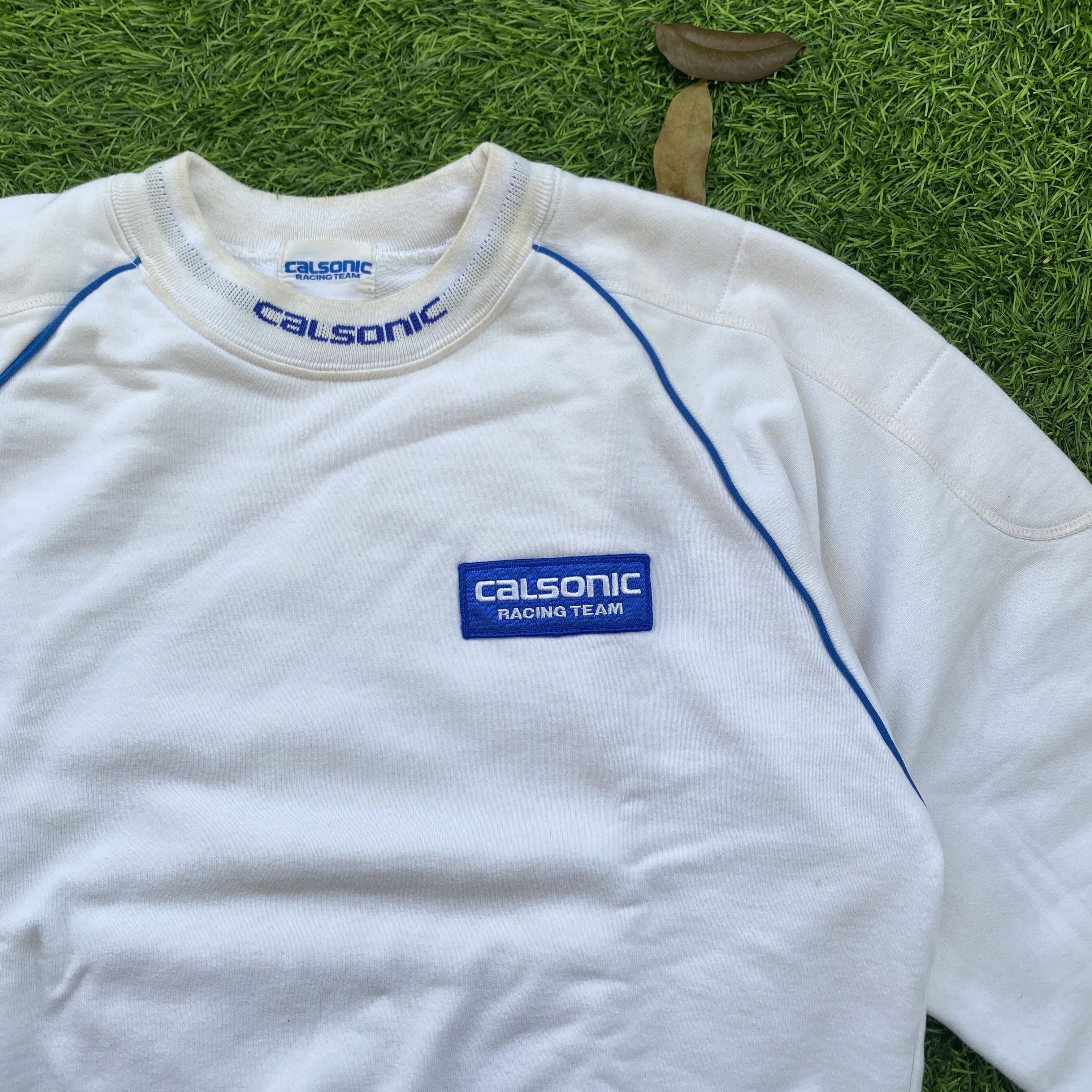 Gear for Sports VIntage Calsonic Racing Team Sweatshirt Shoulders Protection Size US L / EU 52-54 / 3 - 3 Thumbnail
