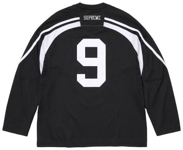 Supreme Sz M Medium - Supreme x The Misfits Hockey Jersey Black Size US M / EU 48-50 / 2 - 2 Thumbnail