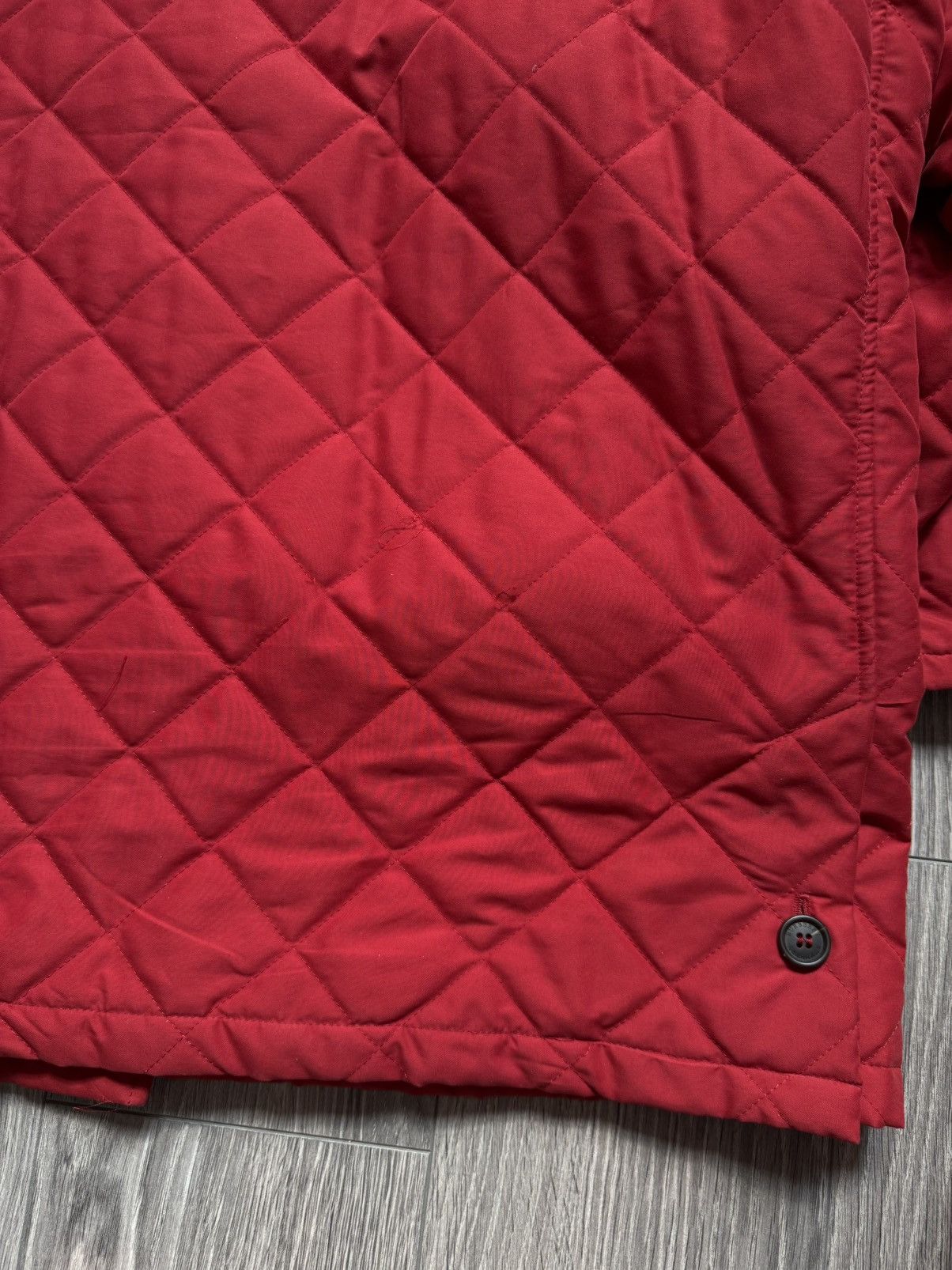 Burberry Burberry Coral Red Checkered Quilted Jacket 44 Size M / US 6-8 / IT 42-44 - 10 Thumbnail