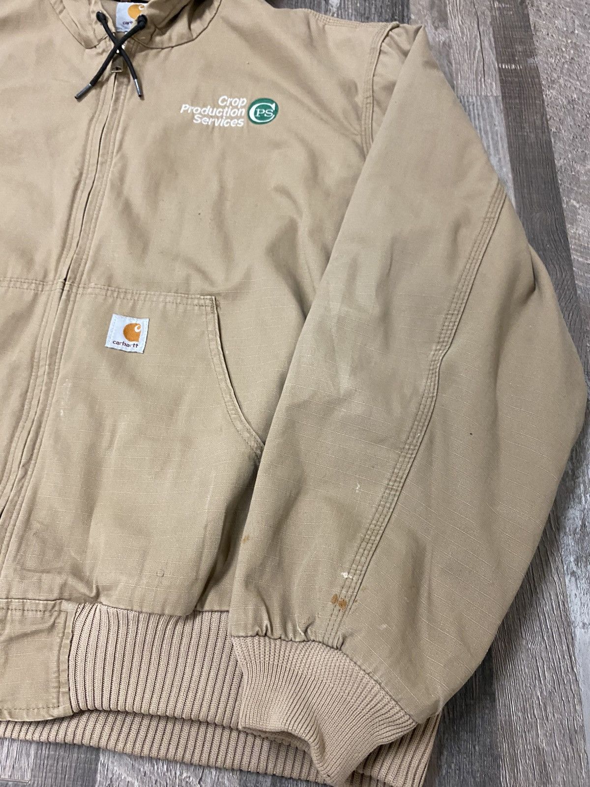 Carhartt Vintage Carhartt Zip Up Jacket Hoodie Active Detroit Y2K Size US XXL / EU 58 / 5 - 4 Thumbnail