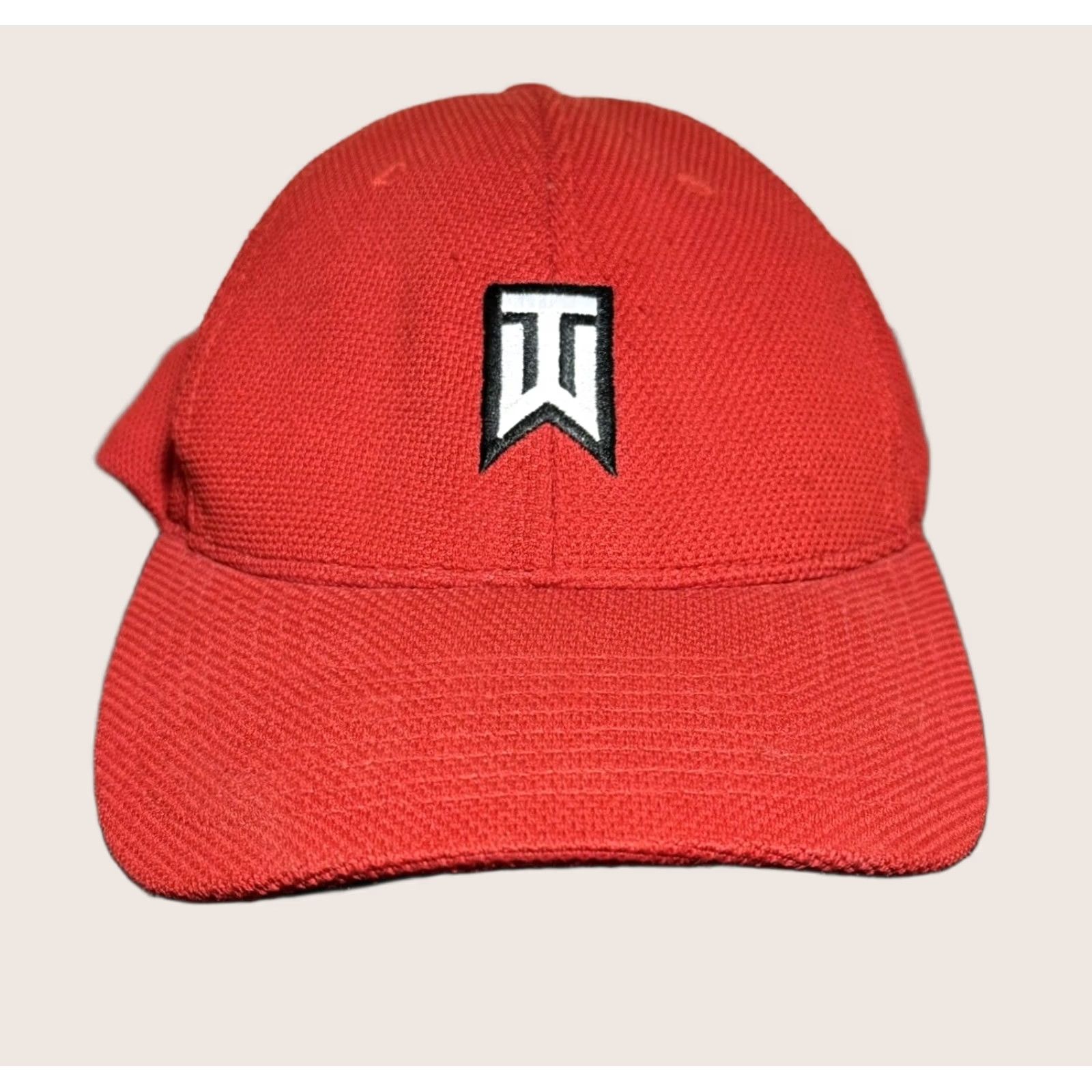 Nike Nike Tiger Woods Hat Cap Mens Large Red PGA Golf Flexfit TW Size ONE SIZE - 1 Thumbnail