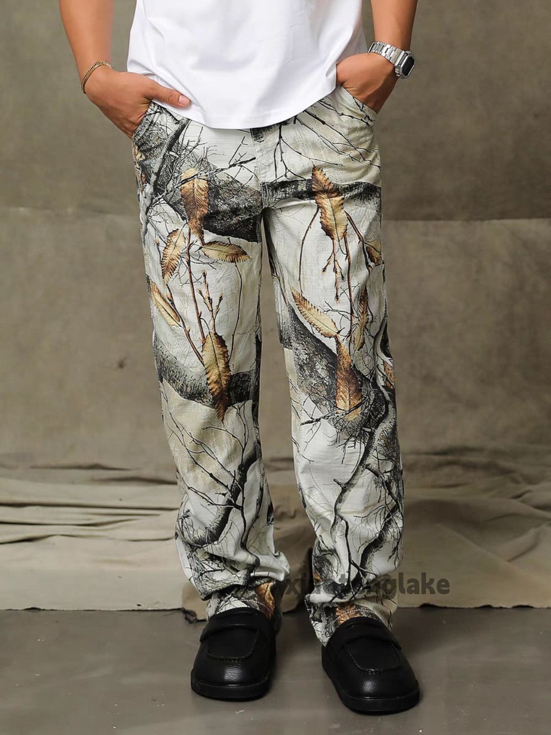 Designer × Japanese Brand × Vintage Utility real tree camo full pattern skate hiphop cargo pants Size US 36 / EU 52 - 10 Thumbnail