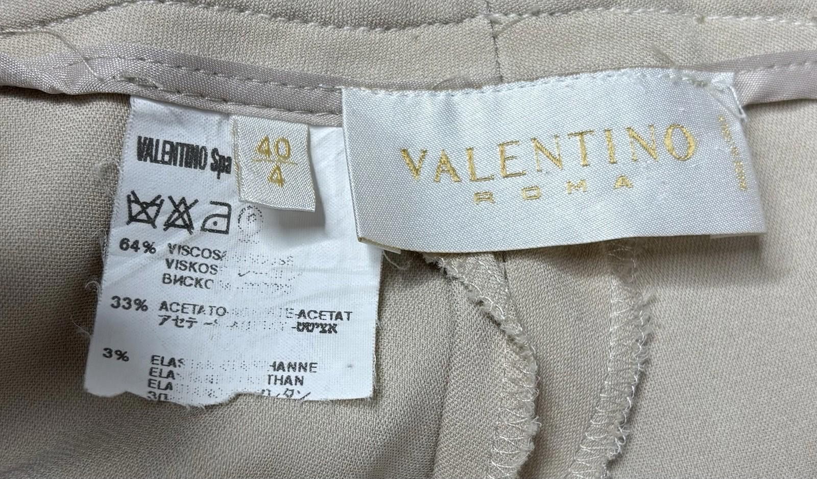 Valentino VTG Valentino Roma Pants Womens 40/4 US 28x25 Italy Career Size 27" / US 4 / IT 40 - 2 Thumbnail