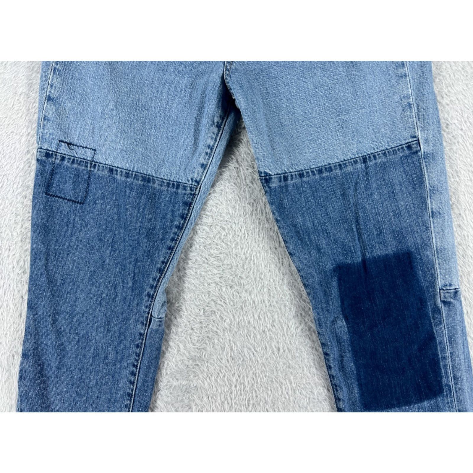 Paige Paige Jeans Womens 28 Blue Denim Callie Patches 28x22 Cotton Stretch 5-Pocket Design Paige Brand Regular Fit Size 28" / US 6 / IT 42 - 3 Thumbnail