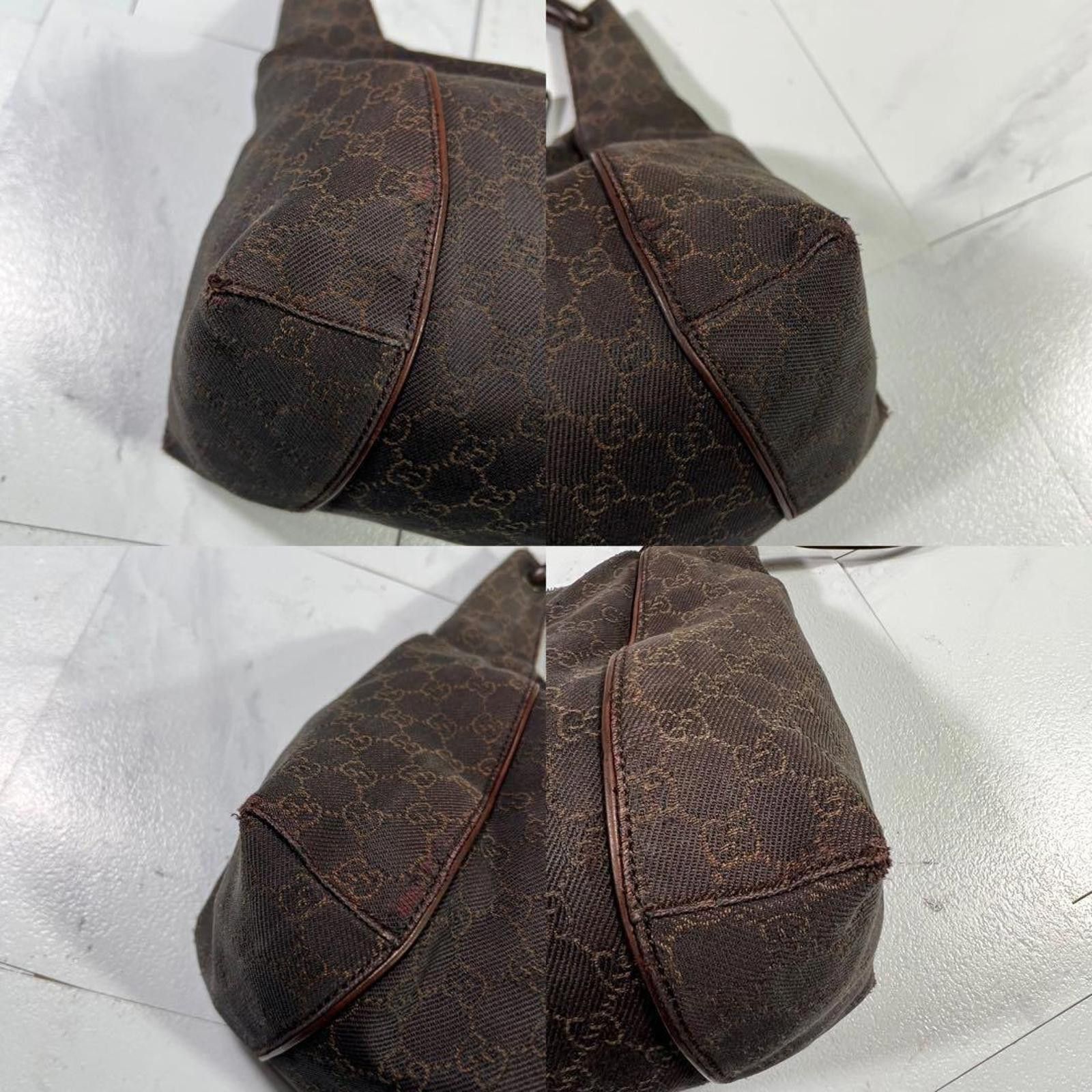 Gucci Gucci - Brown Monogram Canvas Shoulder Bag Size ONE SIZE - 8 Thumbnail