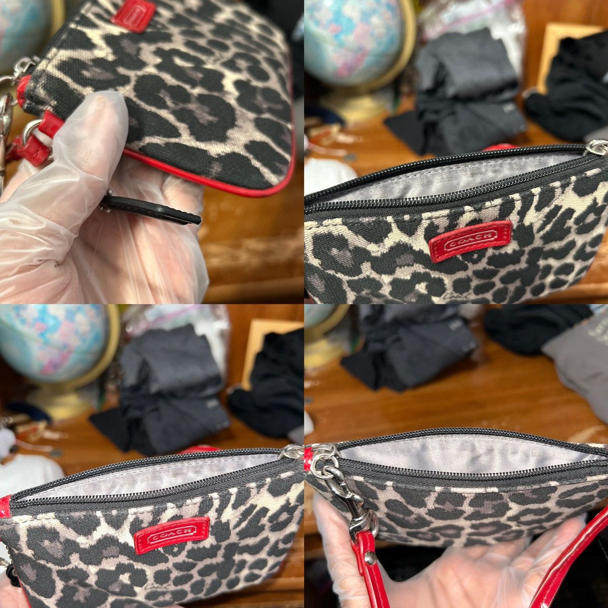 Coach Coach Park Ocelot Leopard Print Cloth Wristlet - “Jennie” Size ONE SIZE - 23 Thumbnail