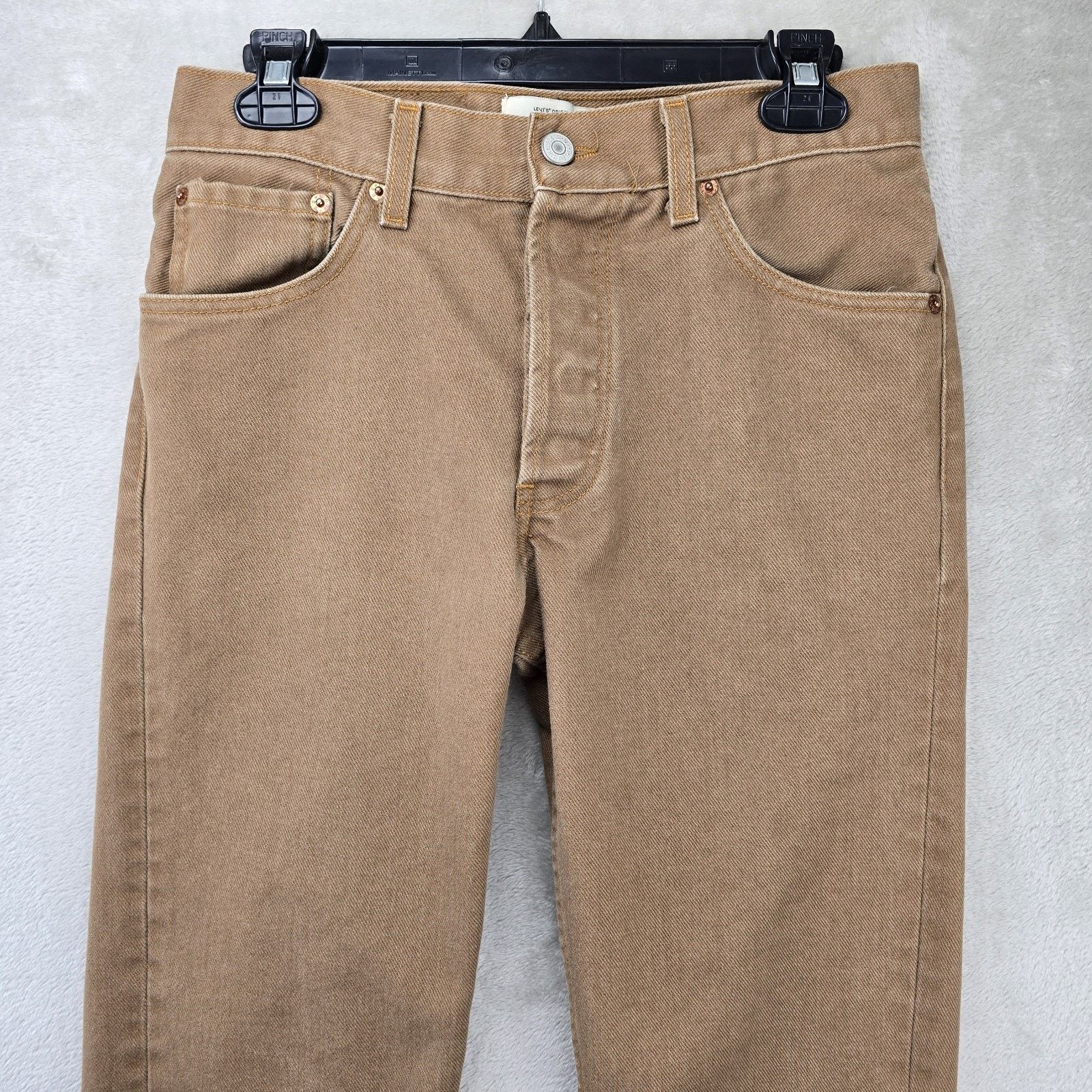 Levi's VTG Levis 501 Jeans Mens 28x27 Brown USA Tag 30x30 Y2K Size US 28 / EU 44 - 2 Thumbnail