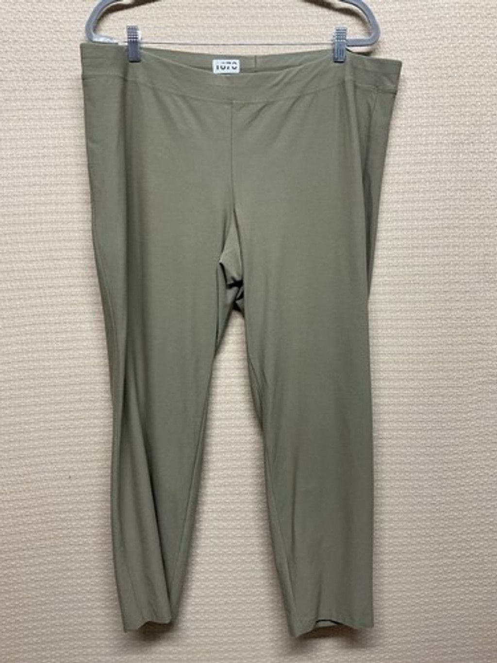 Eileen Fisher Eileen Fisher Crepe Stretch Slim Skiny Pants Women Size 1X Size 41" - 1 Thumbnail