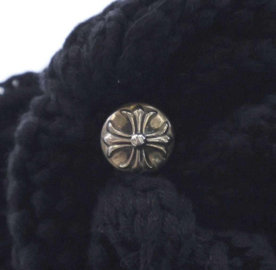 Chrome Hearts Chrome Hearts Cross Patch Cashmere Beanie Hat Size ONE SIZE - 7 Thumbnail