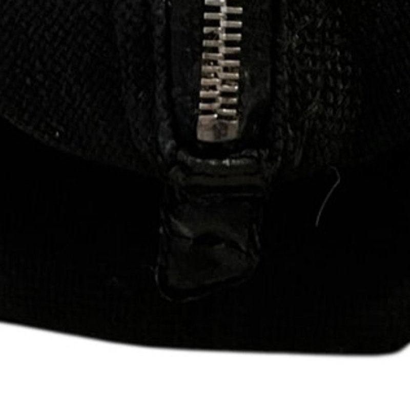 Chanel Chanel Biarritz Black Quilted Canvas Bowler Bag Size ONE SIZE - 9 Thumbnail